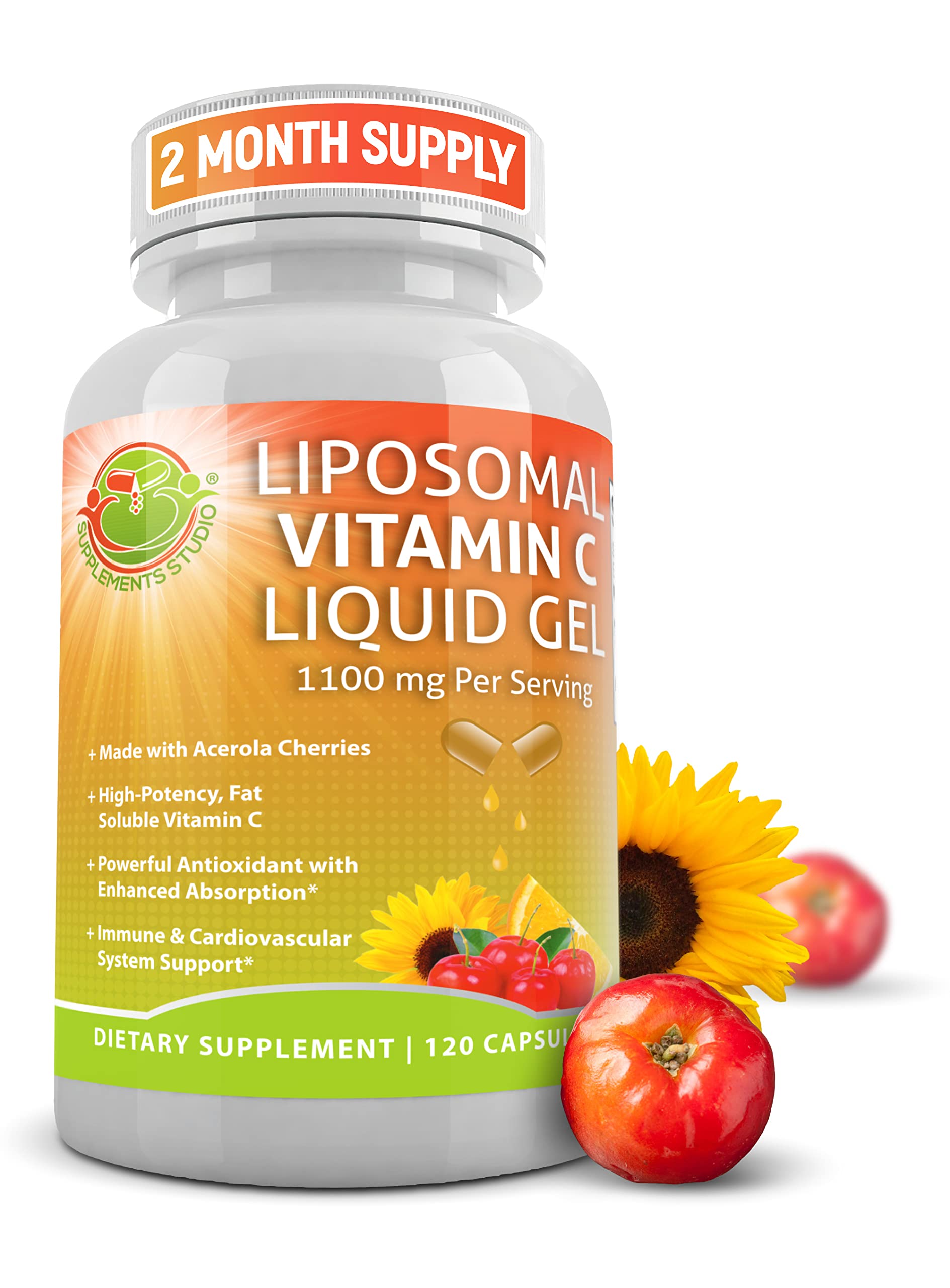 Foto 2 pulgar | Cápsulas De Gel Líquido Con Vitamina C Liposomal Supplements Studio - Venta Internacional.