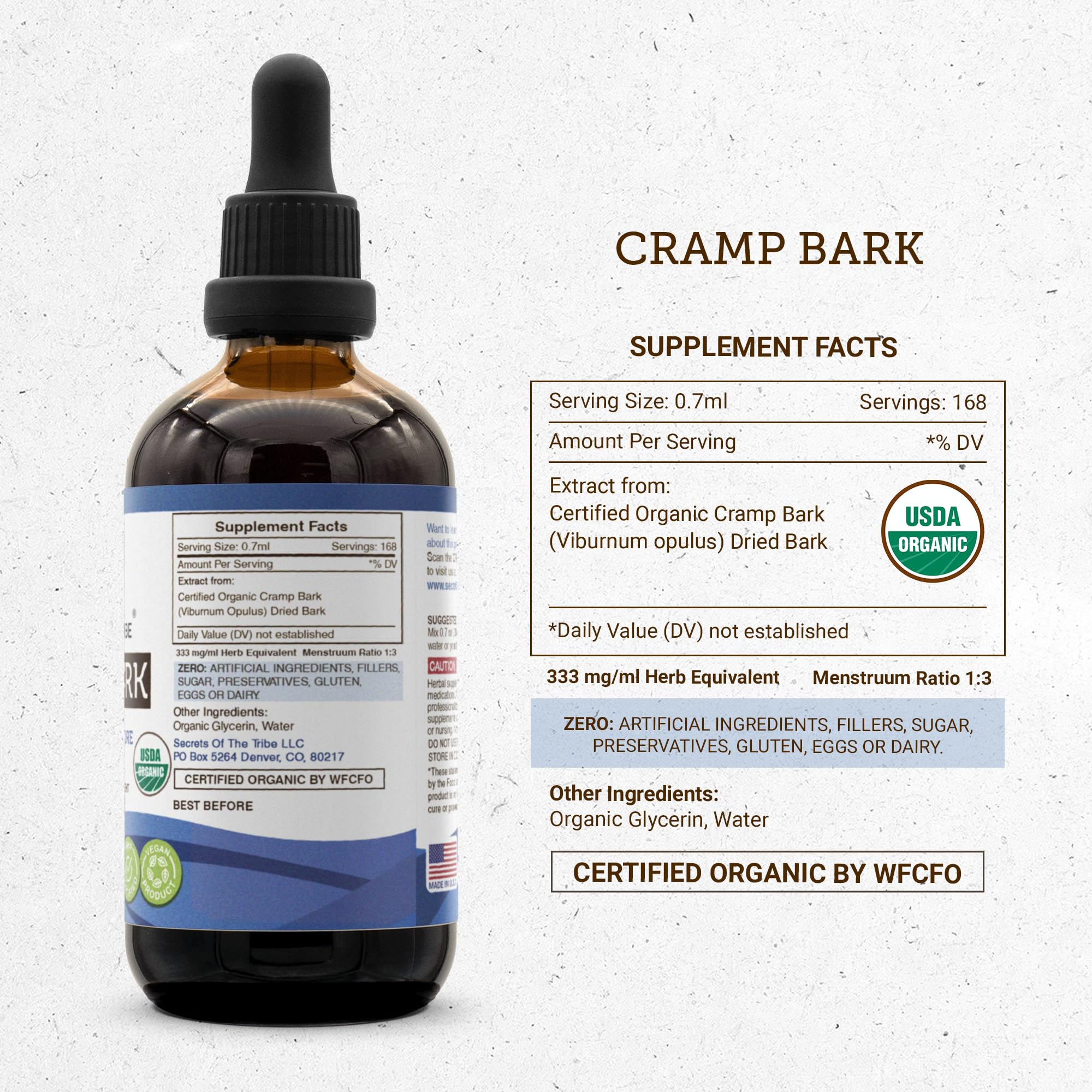 Foto 5 pulgar | Extracto De Hierbas Secrets Of The Tribe Clamp Bark 240 Ml - Venta Internacional.