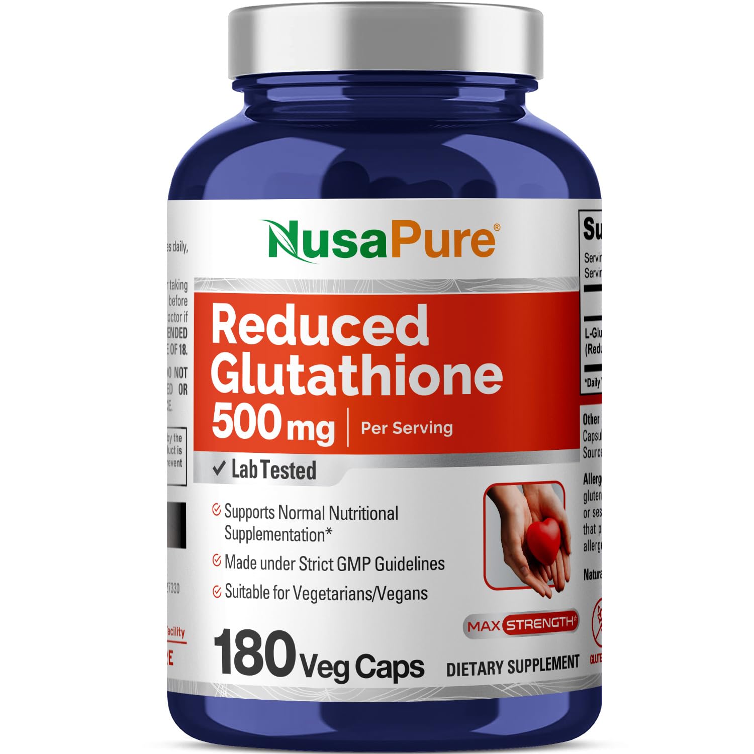 Foto 2 pulgar | Suplemento Nusapure 500 mg 180 Cápsulas - Venta Internacional