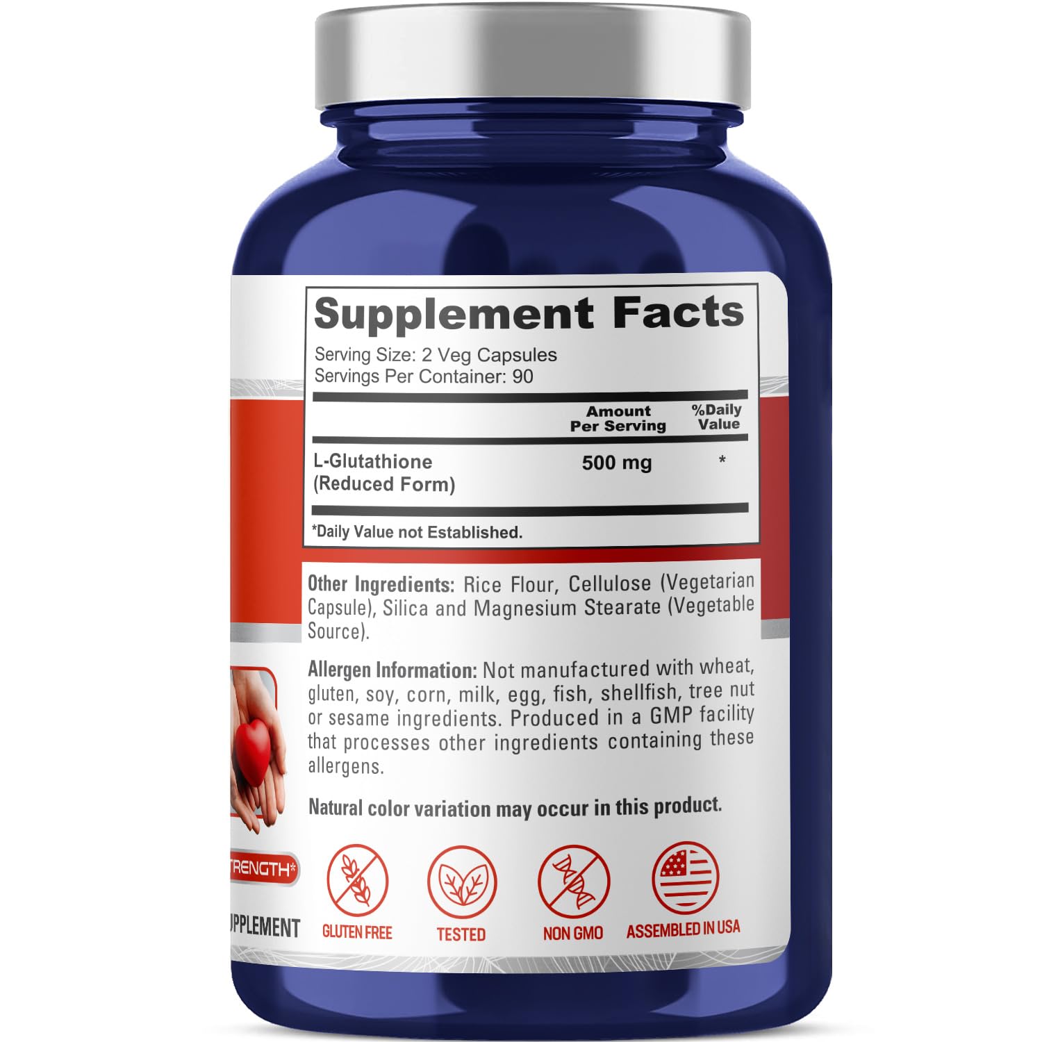Foto 3 pulgar | Suplemento Nusapure 500 mg 180 Cápsulas - Venta Internacional