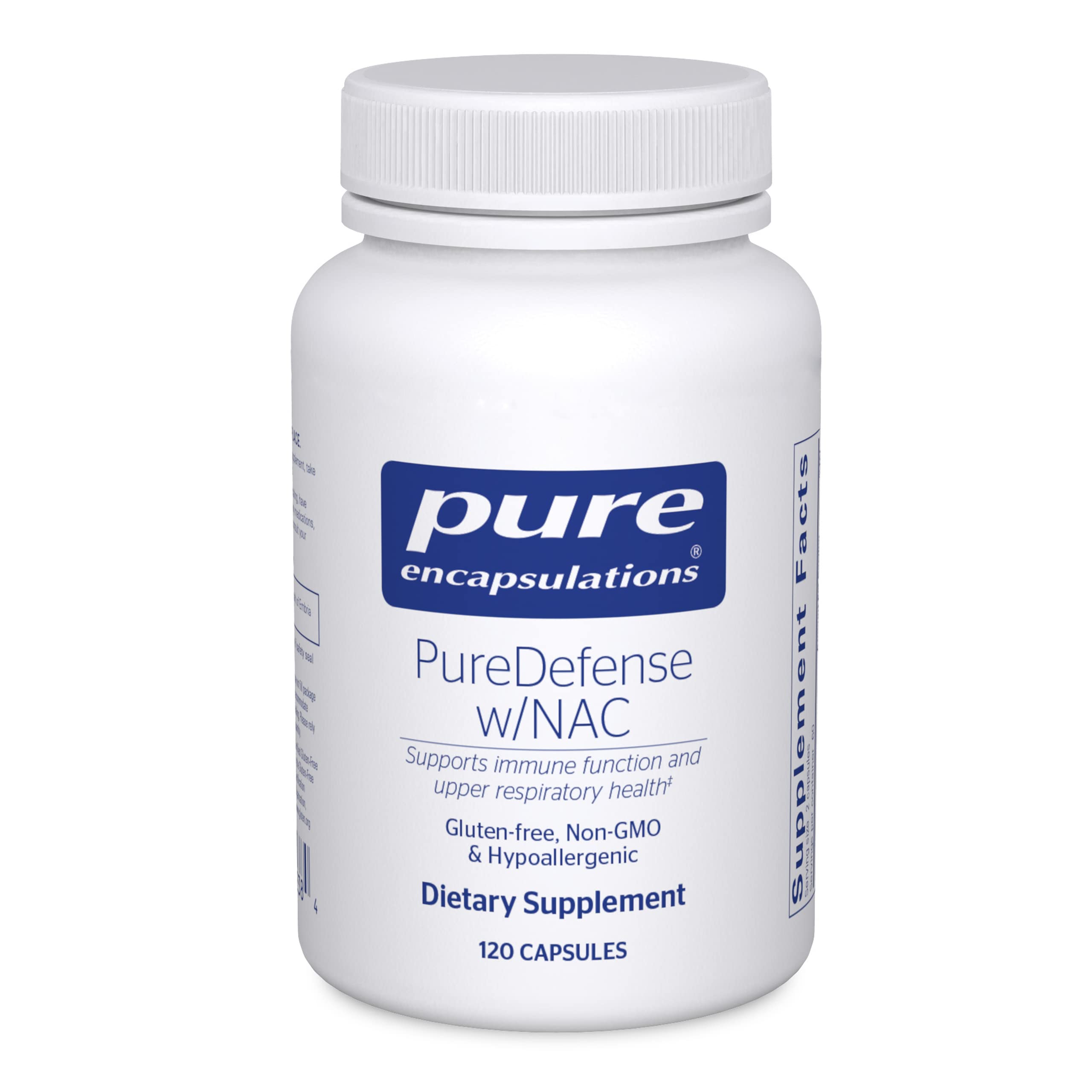 Foto 2 pulgar | Suplemento Puredefense De Pure Encapsulations Con Nac 120 Cápsulas - Venta Internacional.