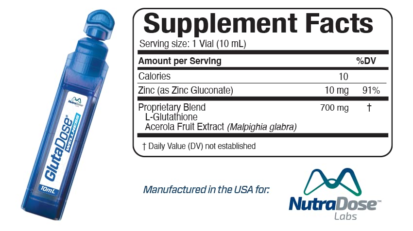 Foto 7 pulgar | Suplemento De Glutatión Líquido Glutadose Con Acerola 60 Ml X60 - Venta Internacional.
