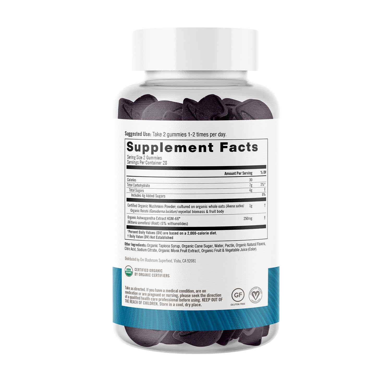 Foto 3 pulgar | Gummies Om Mushroom Superfood Relax Con Reishi Y Ashwagandha - Venta Internacional.