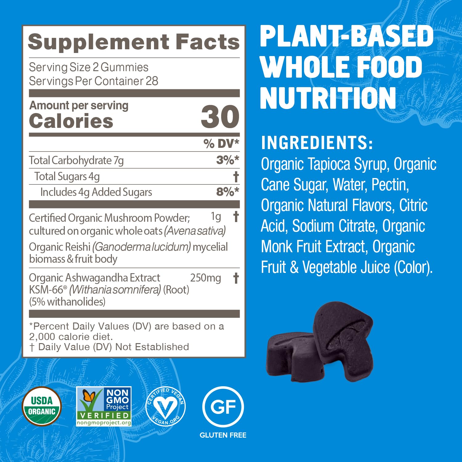 Foto 5 pulgar | Gummies Om Mushroom Superfood Relax Con Reishi Y Ashwagandha - Venta Internacional.