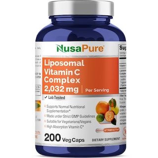 Foto 1 | Suplemento De Vitamina C Liposomal Nusapure 2032 Mg 200 Cápsulas - Venta Internacional.