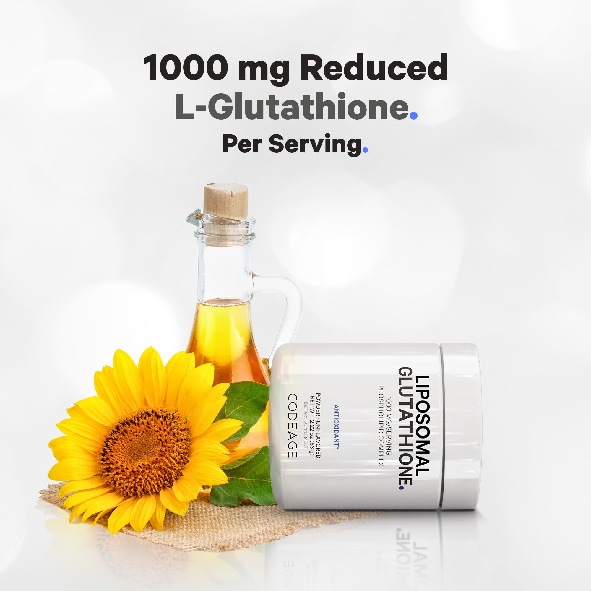 Foto 5 pulgar | Suplemento De Glutatión Liposomal Codeage, 1000 Mg, 60 Porciones - Venta Internacional.