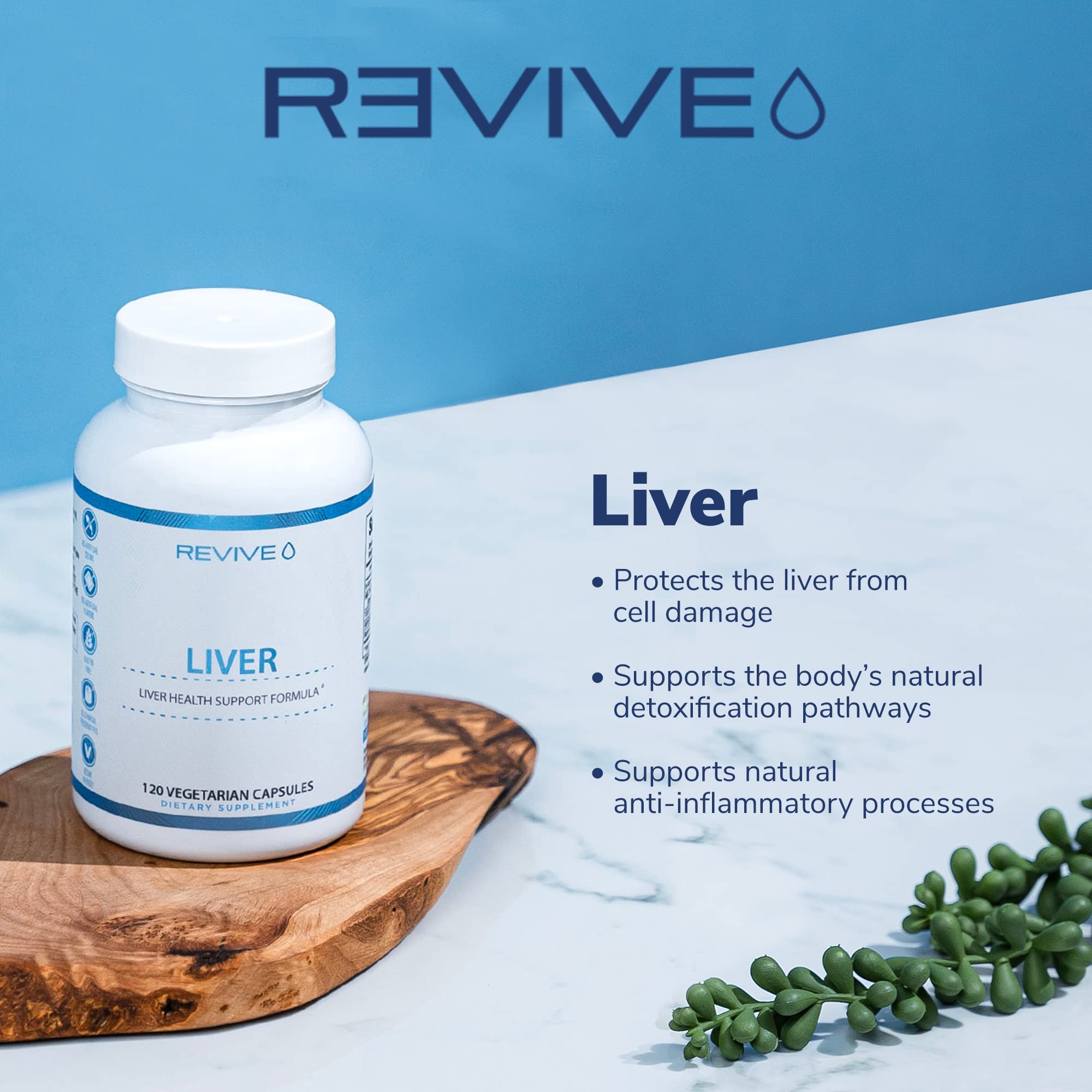 Foto 4 pulgar | Suplemento Revive Md Natural Liver Cleanse 120 Cápsulas - Venta Internacional.
