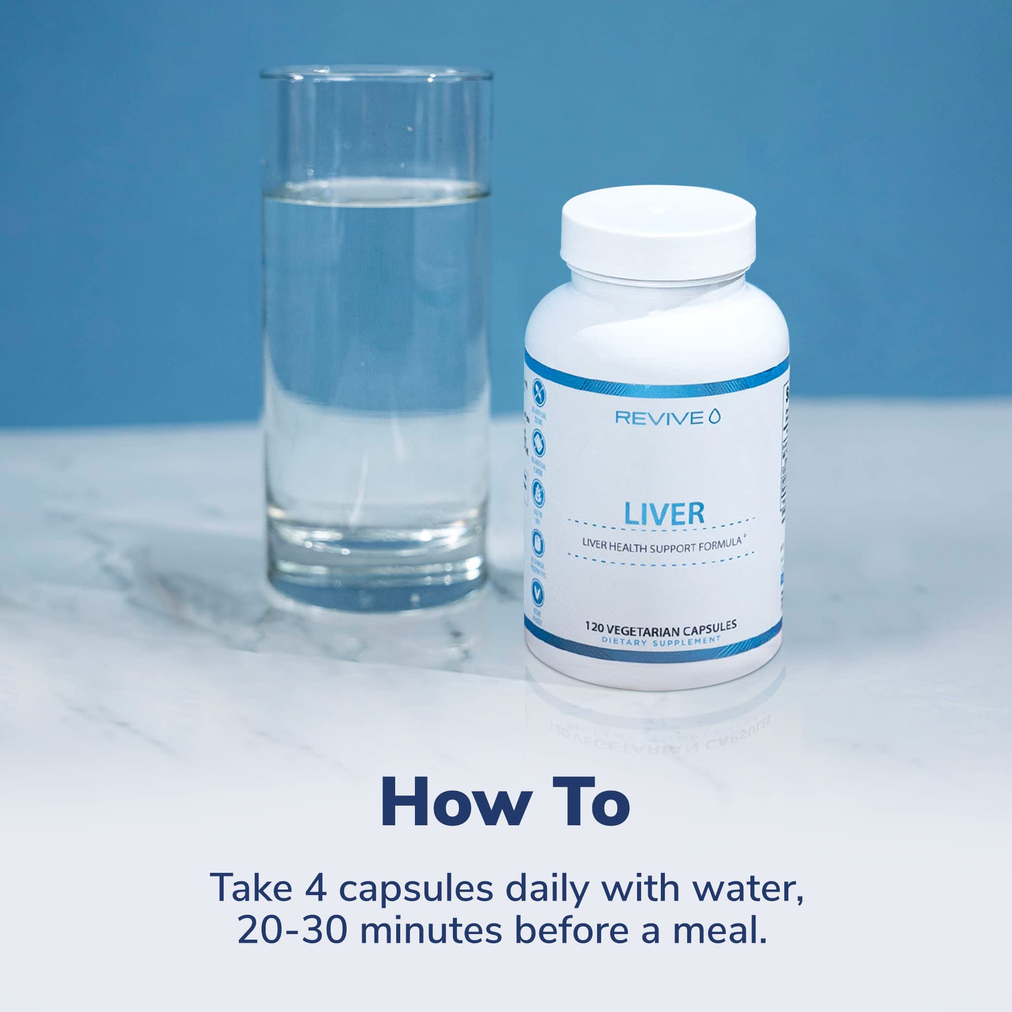Foto 6 pulgar | Suplemento Revive Md Natural Liver Cleanse 120 Cápsulas - Venta Internacional.