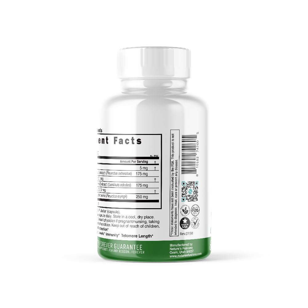 Foto 4 pulgar | Suplementos De Extractos De Hongos Nutri L Ergotioneine De 5 Mg Y 600 Mg - Venta Internacional.