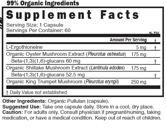 Foto 7 pulgar | Suplementos De Extractos De Hongos Nutri L Ergotioneine De 5 Mg Y 600 Mg - Venta Internacional.