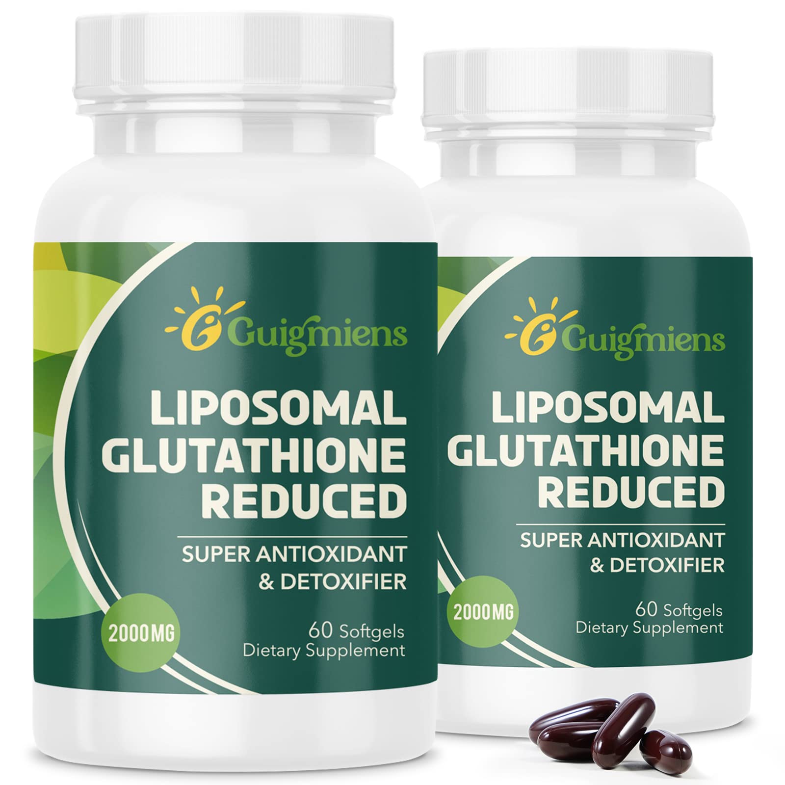 Foto 2 pulgar | Suplemento De Glutatión Liposomal De Guigmiens, 2000 Mg, 120 Unidades - Venta Internacional.