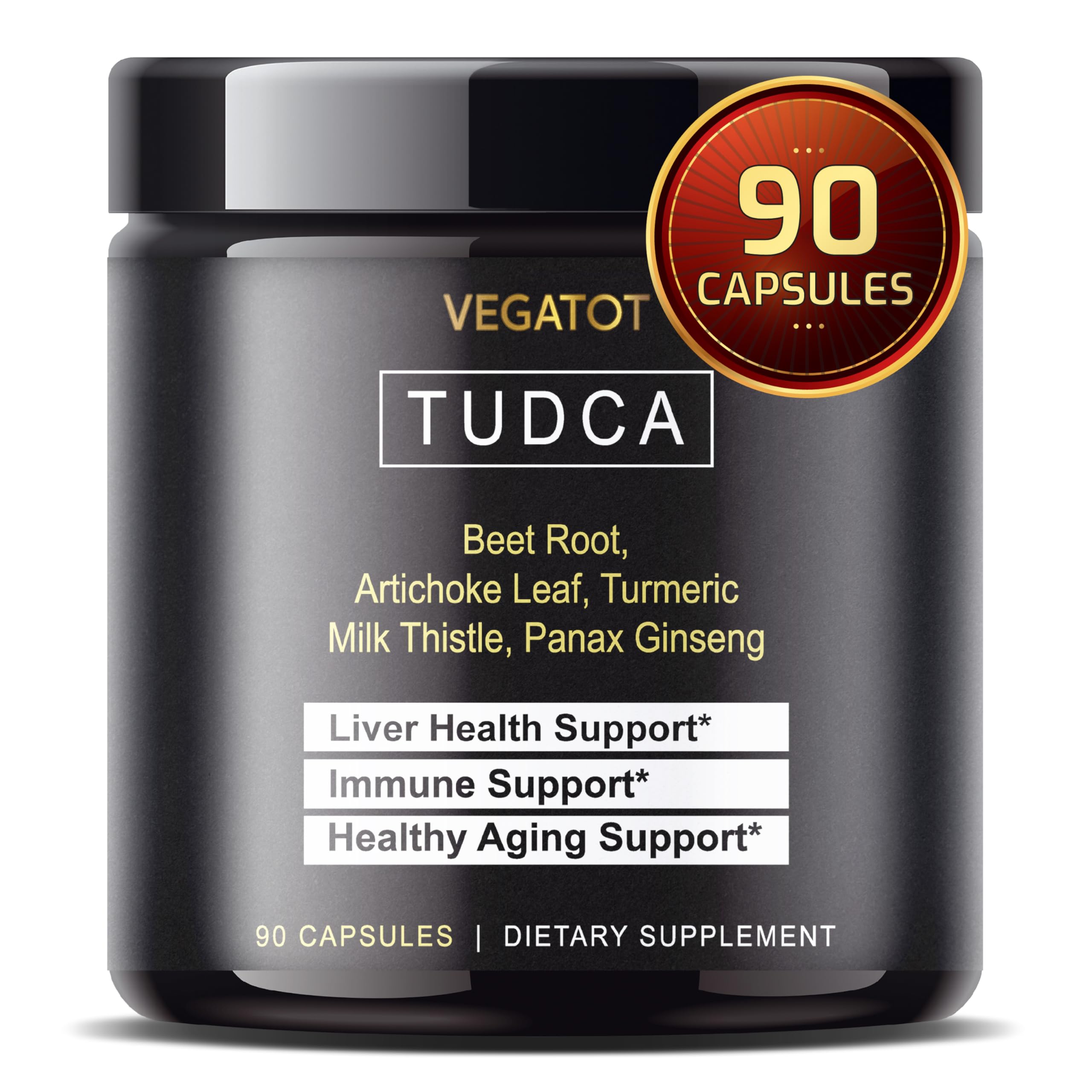 Foto 2 pulgar | Suplemento Vegatot Tudca (ácido Tauroursodesoxicólico) 6.100 Mg - Venta Internacional.