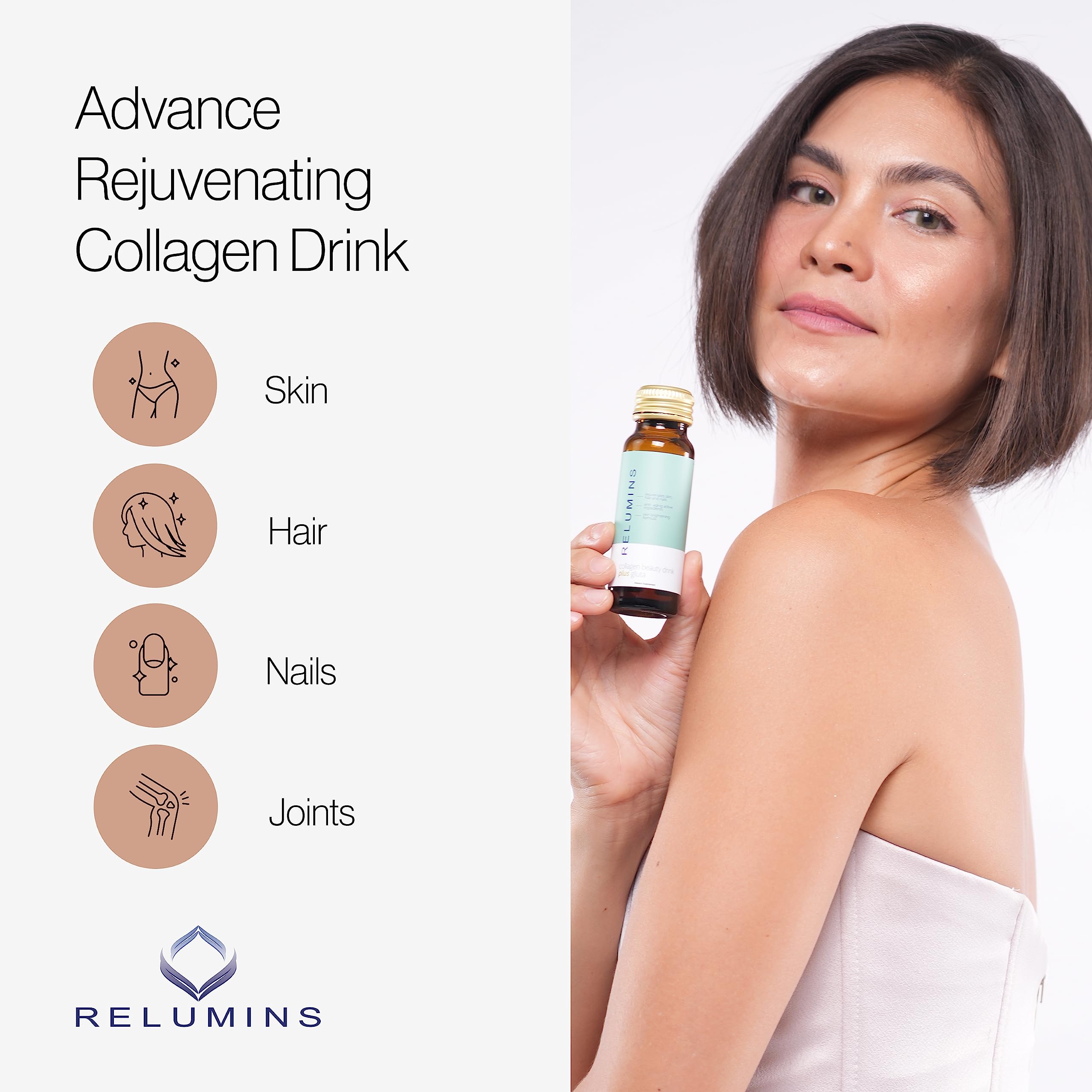 Foto 3 pulgar | Bebida De Belleza Con Colágeno Relumins Advance Rejuvenating 500 Ml - Venta Internacional.