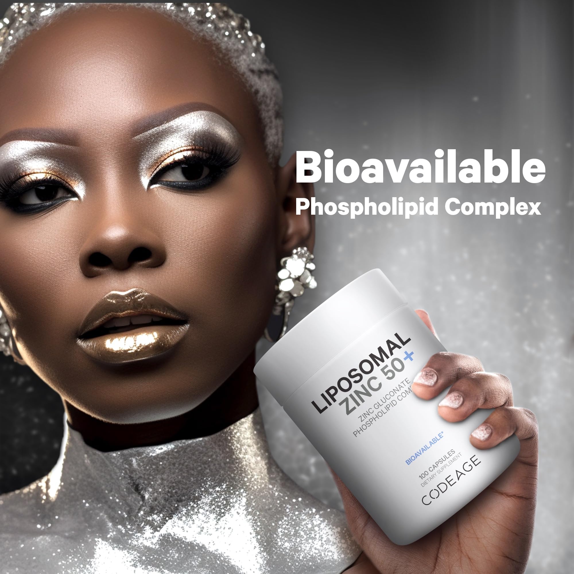 Foto 7 | Suplemento Codeage Liposomal Zinc 50 Mg 100 Cápsulas - Venta Internacional.