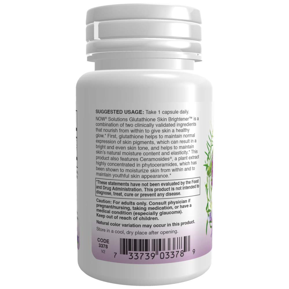 Foto 4 pulgar | Suplemento Now Foods Solutions Con Glutatión de 30 Cápsulas-Venta Internacional