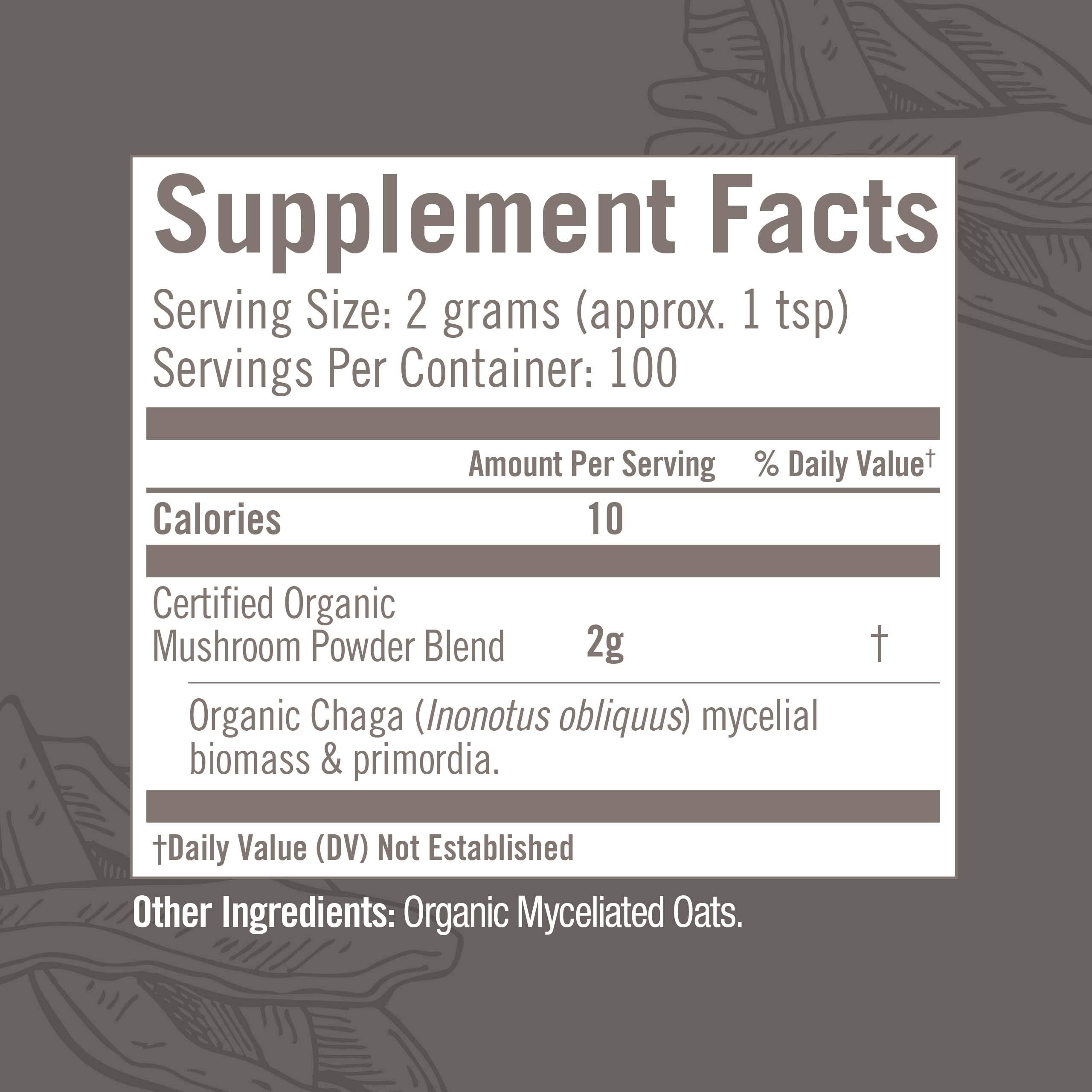 Foto 5 pulgar | Suplemento De Hongos Om Mushroom Superfood Chaga 200 G - Venta Internacional.