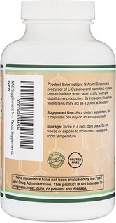 Foto 3 | Suplemento De N-acetil Cisteína De Double Wood, 1000 Mg, 210 Cápsulas - Venta Internacional.