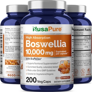Foto 4 | Suplemento Nusapure Boswellia Serrata 10.000 Mg 200 Cápsulas - Venta Internacional.
