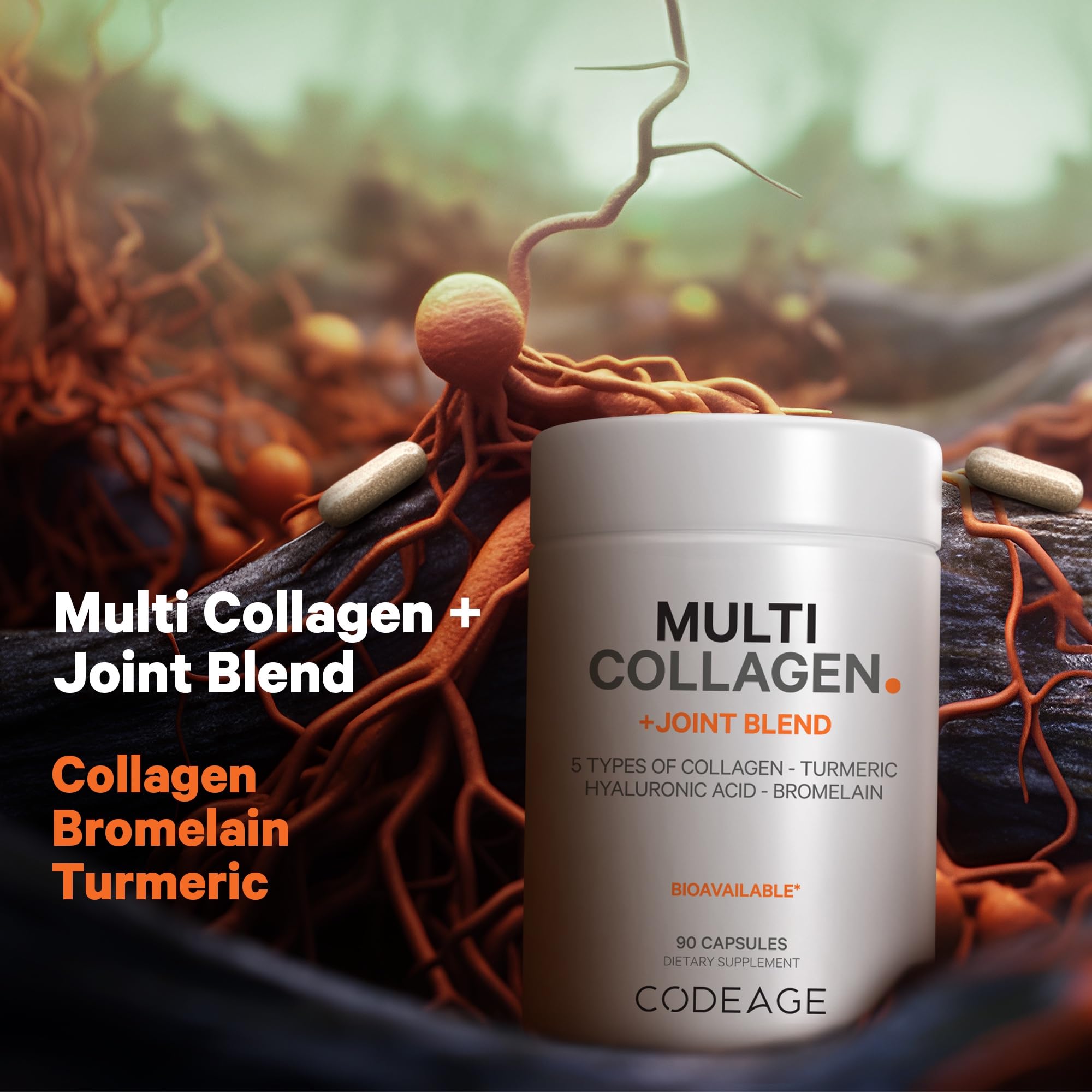 Foto 4 pulgar | Suplemento Codeage Multi Collagen Protein + Joint 90 Cápsulas - Venta Internacional.