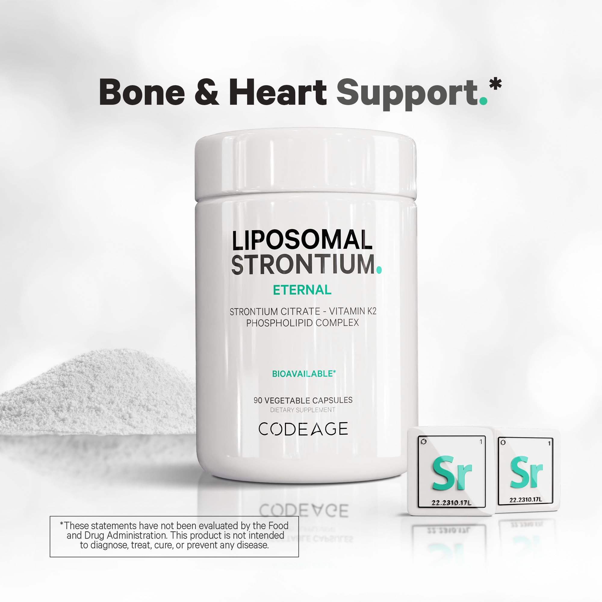 Foto 7 pulgar | Suplemento De Estroncio Liposomal Codeage 90 Cápsulas - Venta Internacional.