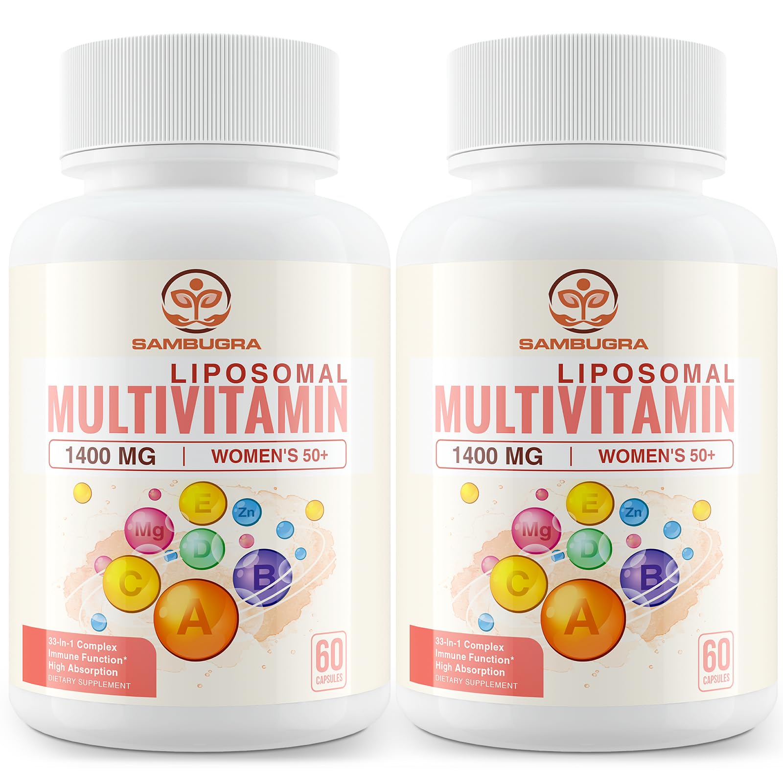Foto 2 pulgar | Suplemento Multivitamínico Liposomal Sambugra Para Mujeres, 50 O Más De 120 Cápsulas - Venta Internacional.