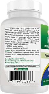 Foto 5 | Suplemento Best Naturals Nac N-acetil-cisteína 600 Mg 250 Cápsulas - Venta Internacional.