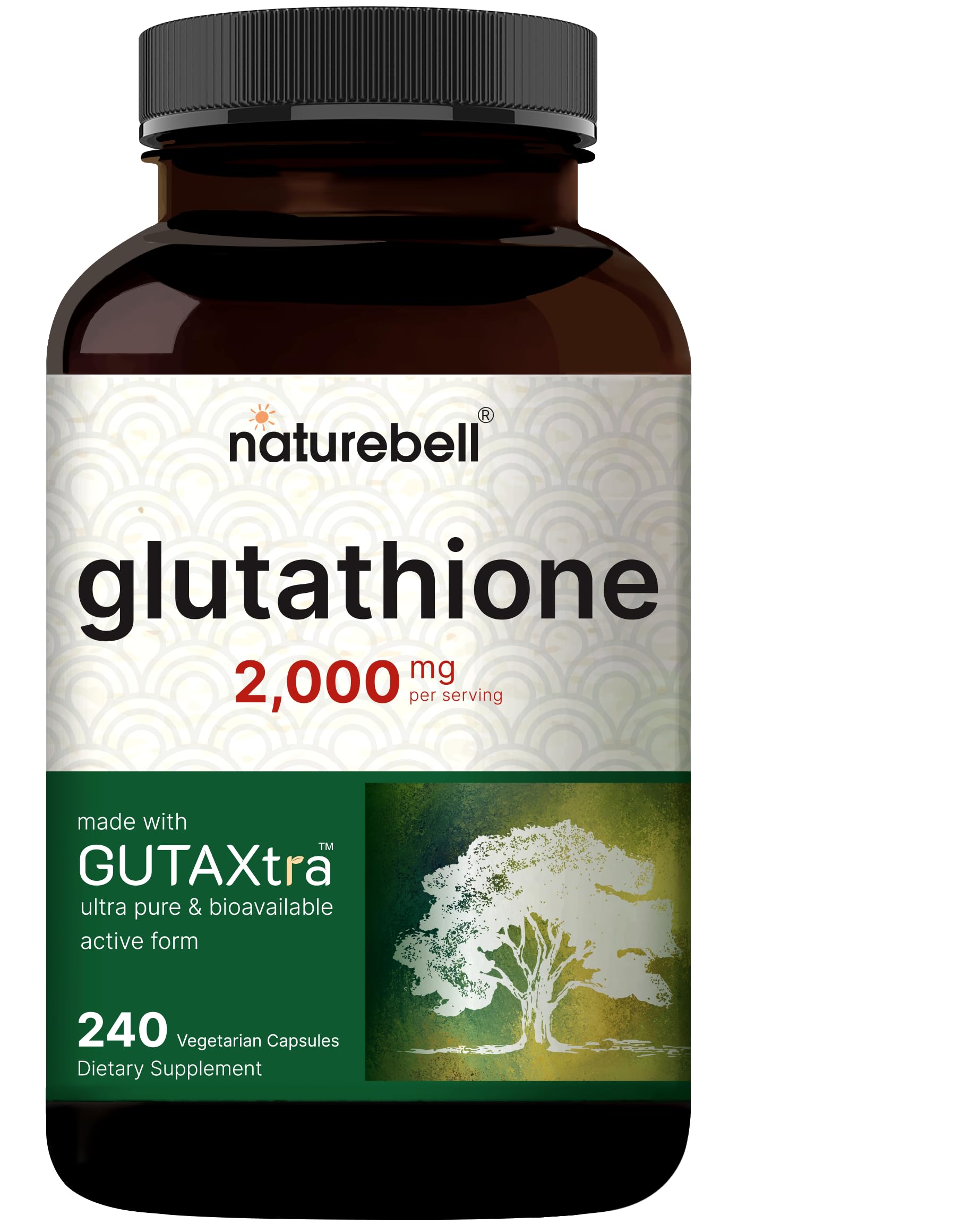 Foto 2 pulgar | Suplemento Naturebell Glutatión 2000 Mg 240 Cápsulas - Venta Internacional.