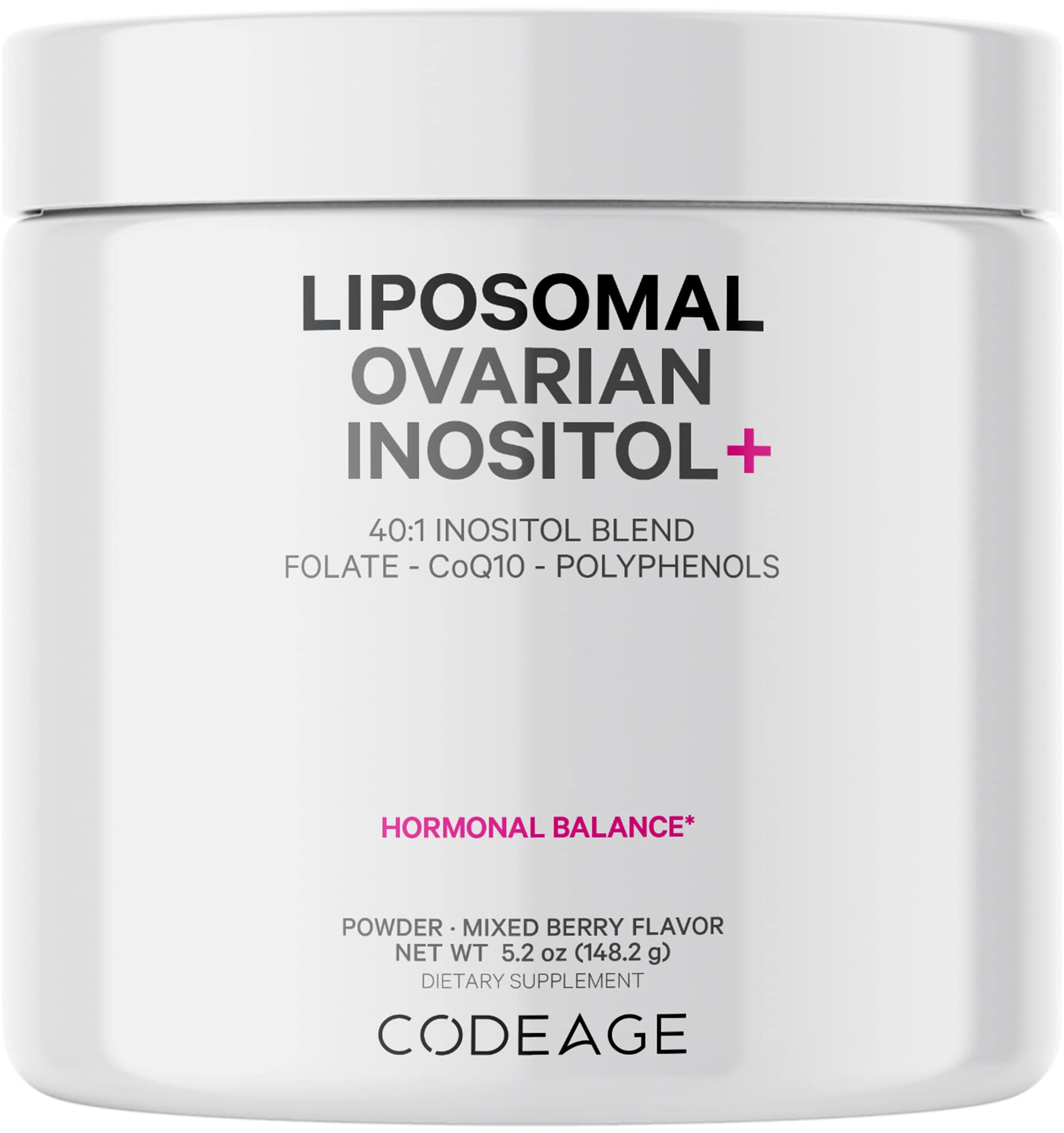 Foto 2 pulgar | Suplemento de Inositol Ovárico Liposomal Codeage en Polvo 60s - Venta Internacional