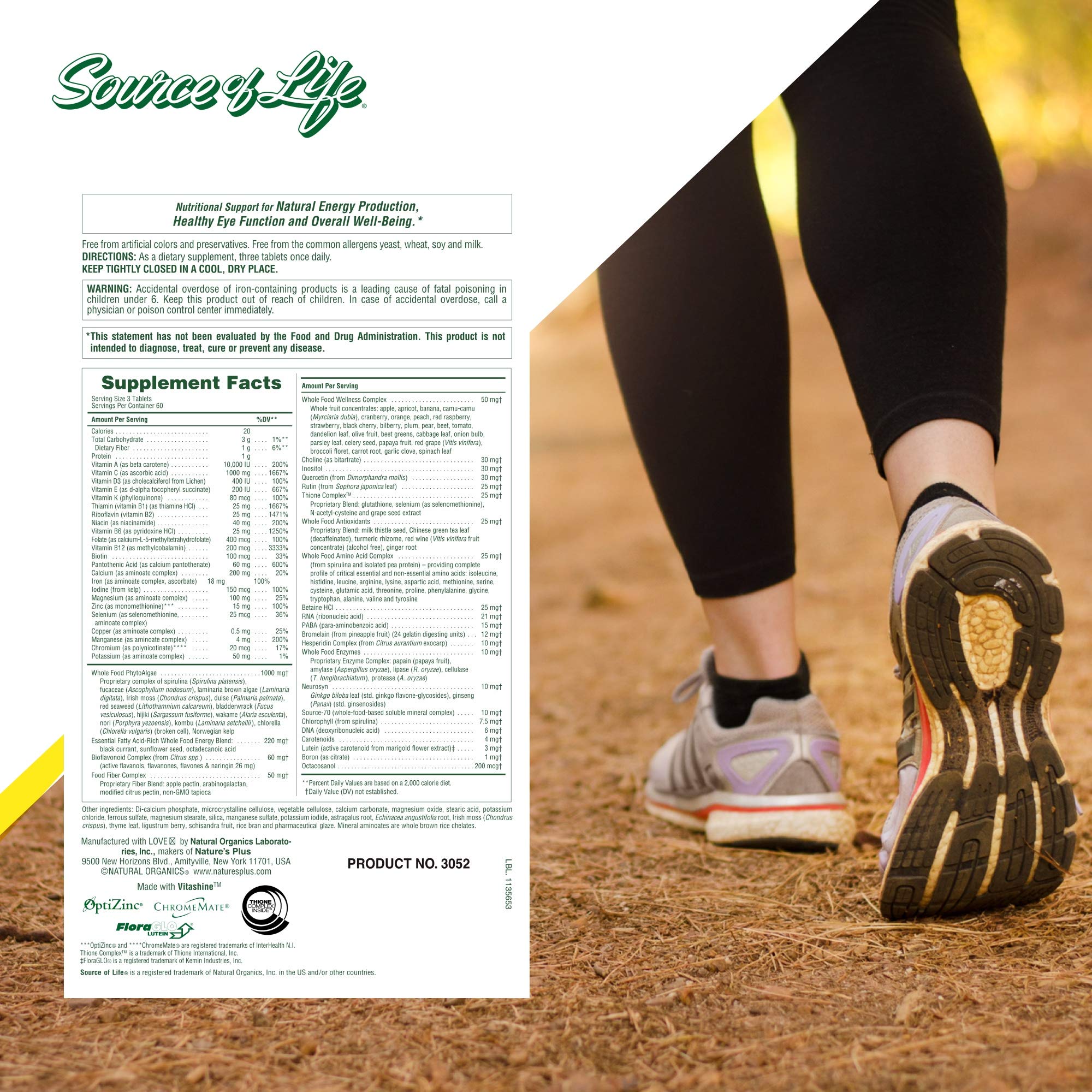 Foto 5 pulgar | Suplemento Natures Plus Ultra Source Of Life  - Venta Internacional
