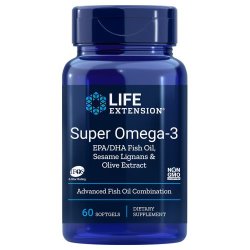 Foto 2 pulgar | Supplement Life Extension Super Omega-3 Epa/dha 60 Cápsulas Blandas - Venta Internacional.