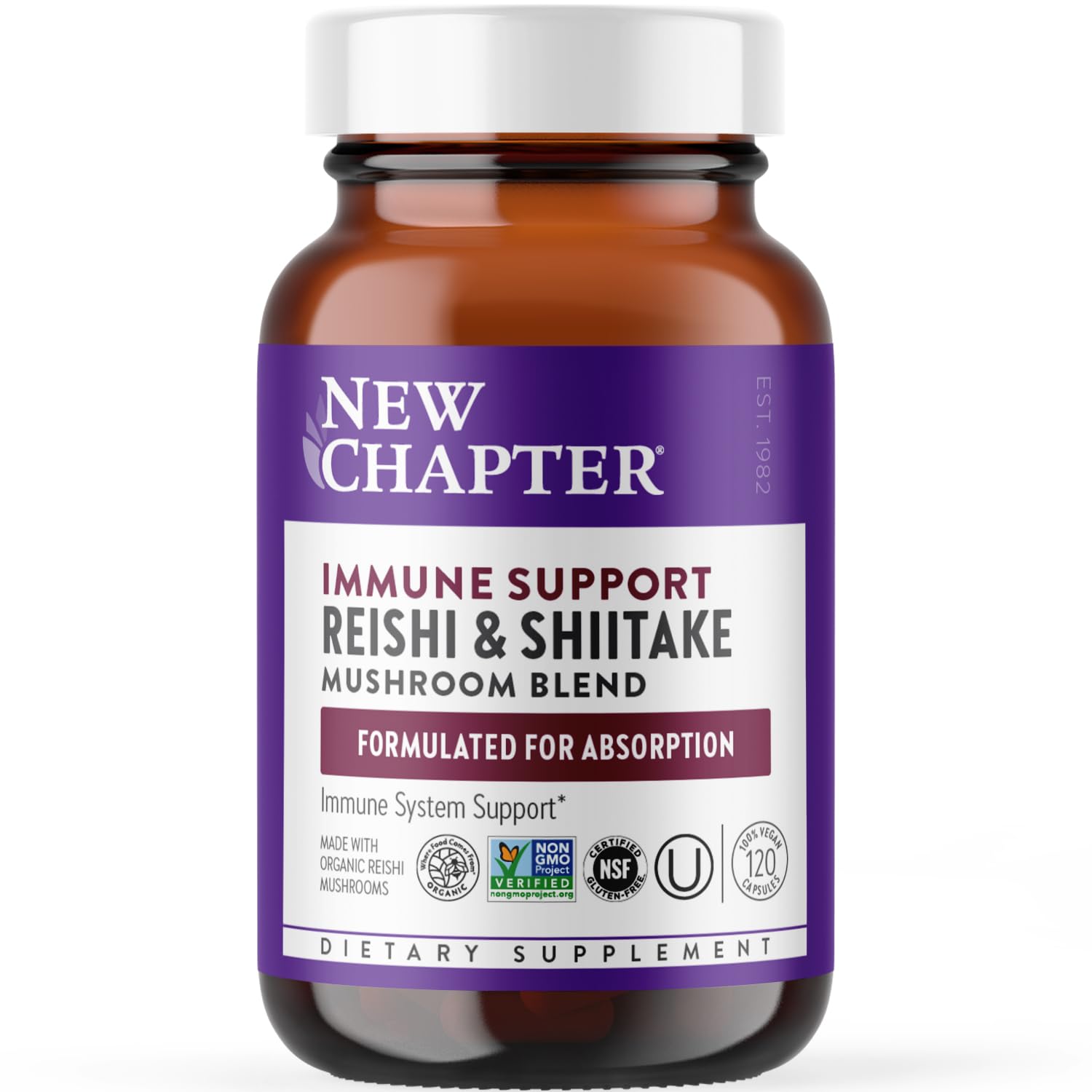 Foto 2 pulgar | Suplemento New Chapter Immune Support Lifeshield 120 Cápsulas - Venta Internacional.