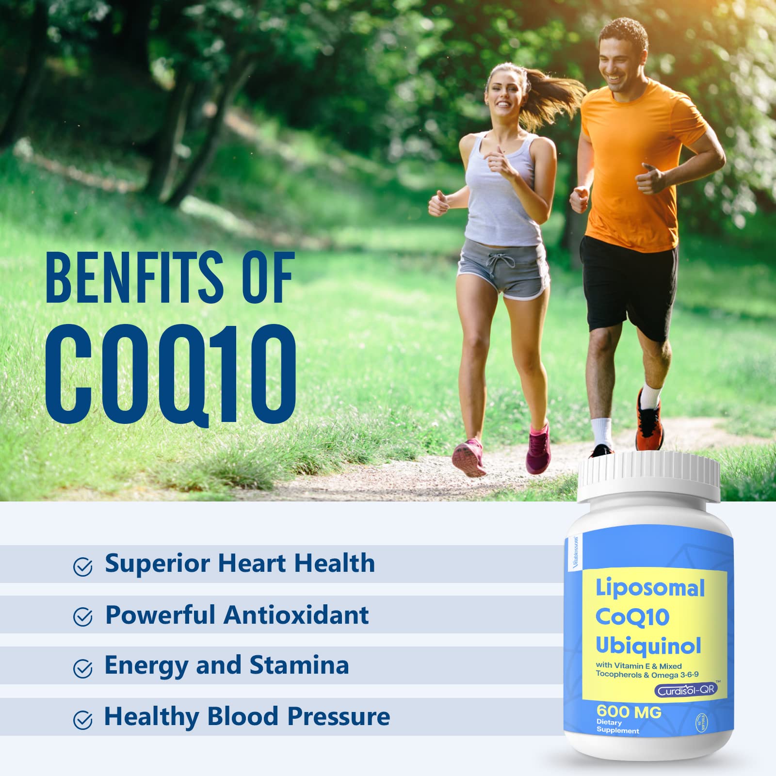 Foto 6 pulgar | Suplemento De Coq10 Vitablosom Liposomal 600 Mg Softgel X60 - Venta Internacional.