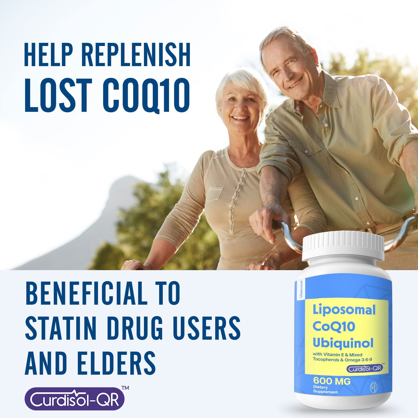 Foto 7 pulgar | Suplemento De Coq10 Vitablosom Liposomal 600 Mg Softgel X60 - Venta Internacional.