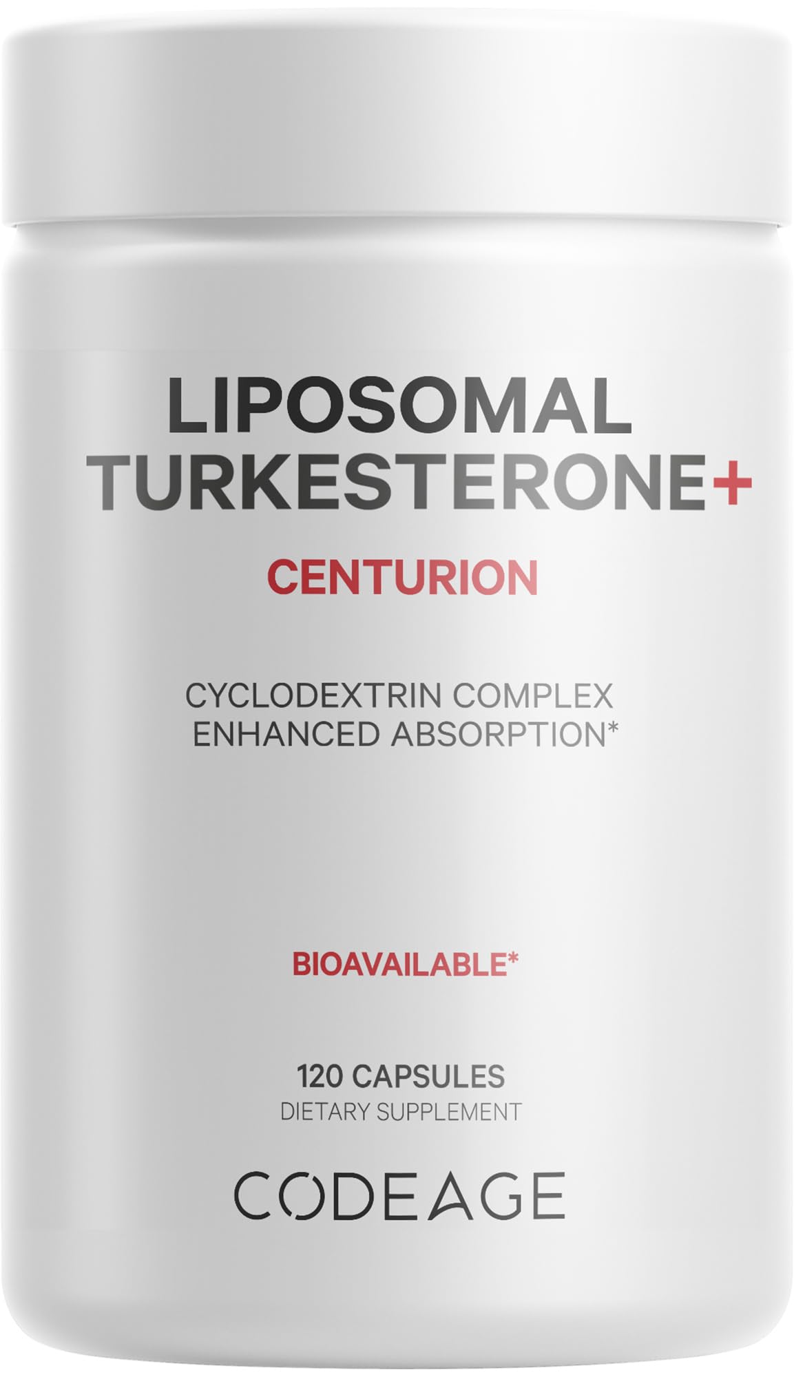 Foto 2 pulgar | Suplemento Codeage Turkesterone 120 Cápsulas, Suministro Para 4 Meses - Venta Internacional.