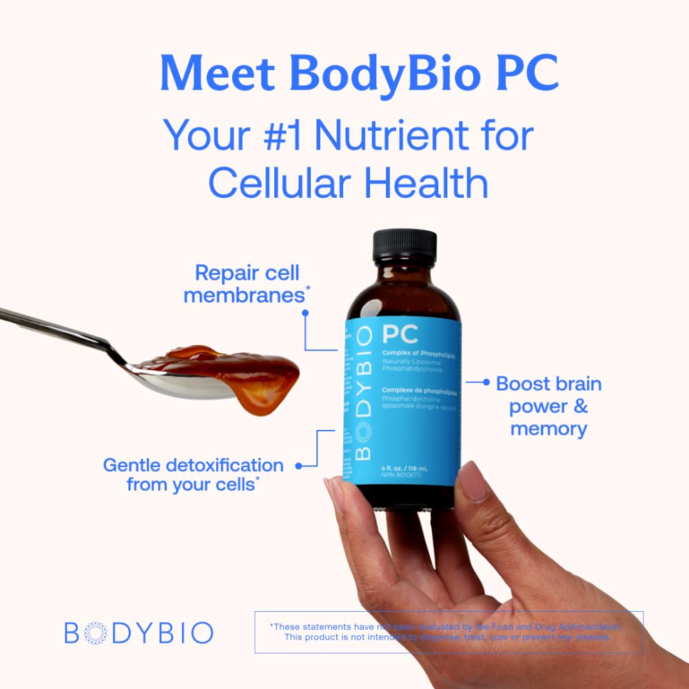 Foto 4 pulgar | Suplemento Bodybio Brain Pure Fosfolípidos Complex 240 Ml - Venta Internacional.