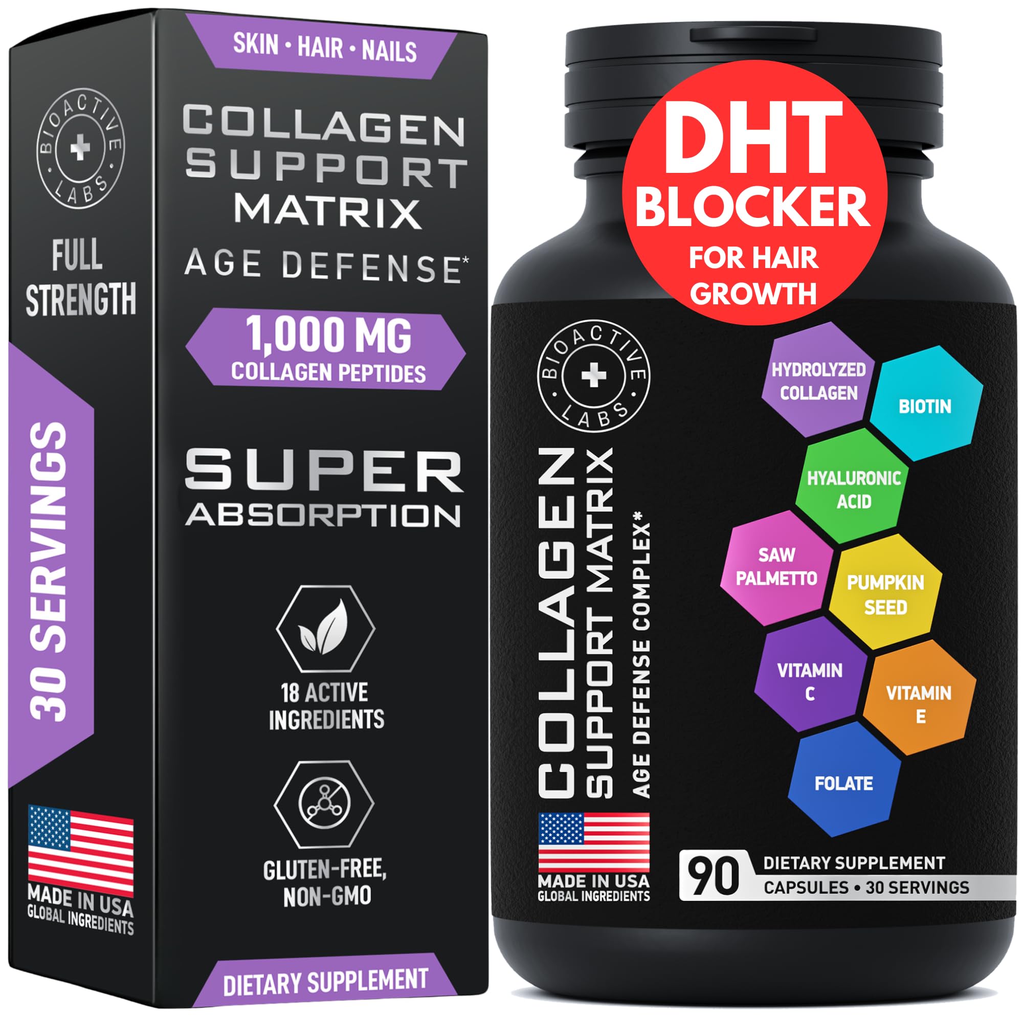 Foto 1 | Suplemento De Colágeno Bioactive Labs Age Defense De 2000 Mg - Venta Internacional.