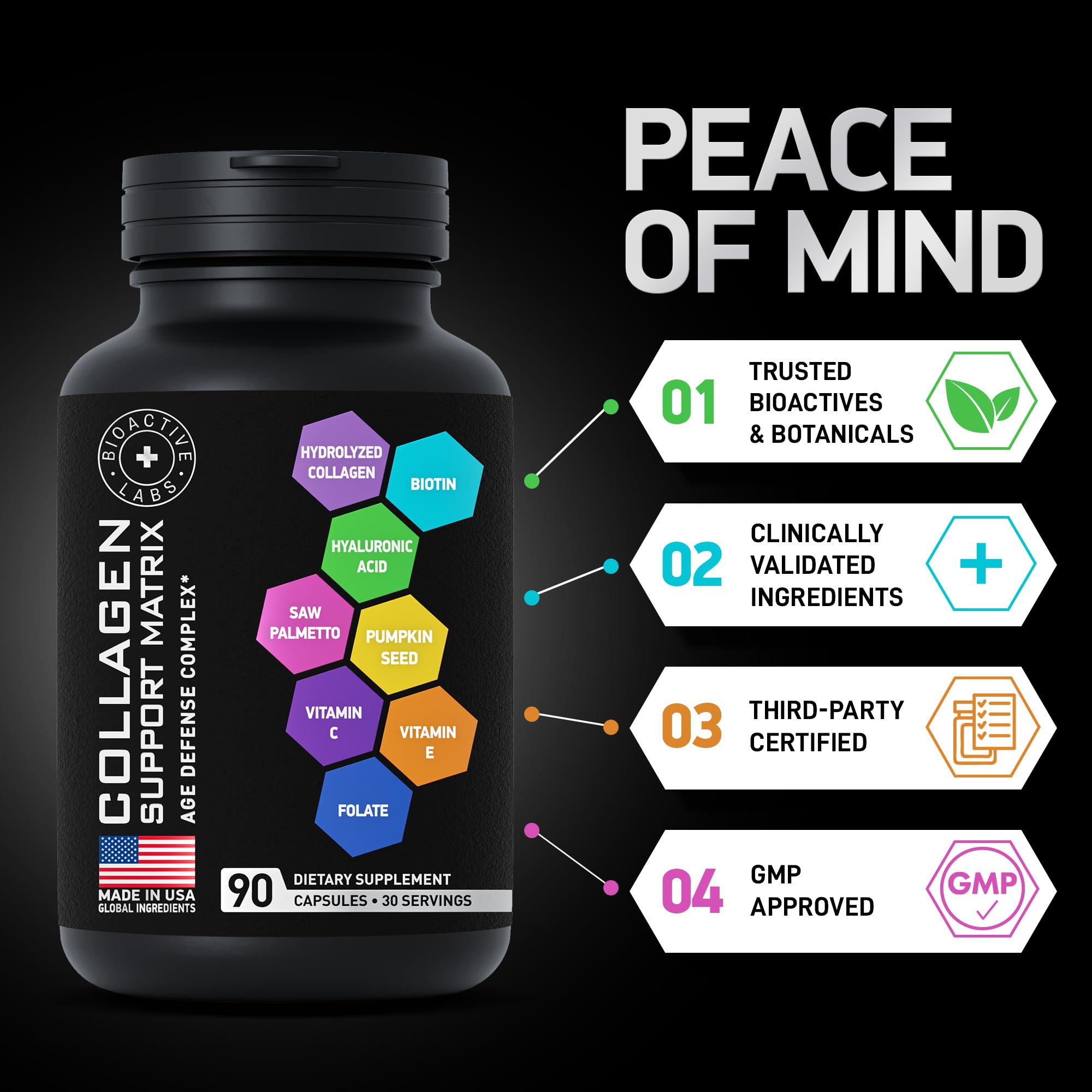 Foto 4 | Suplemento De Colágeno Bioactive Labs Age Defense De 2000 Mg - Venta Internacional.