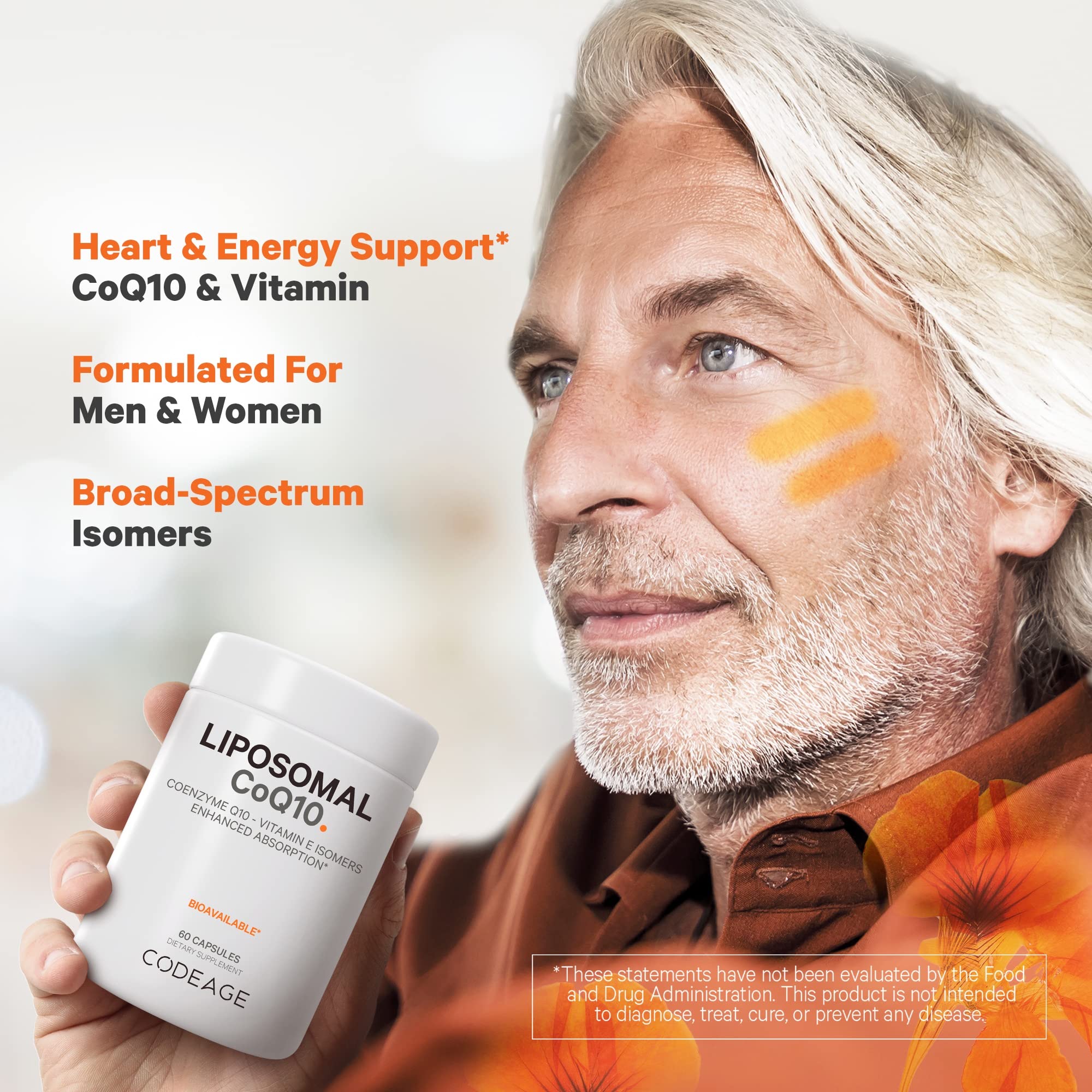Foto 6 pulgar | Suplemento Codeage Liposomal Coq10 125 Mg Con Vitamina E 60 Cápsulas - Venta Internacional.