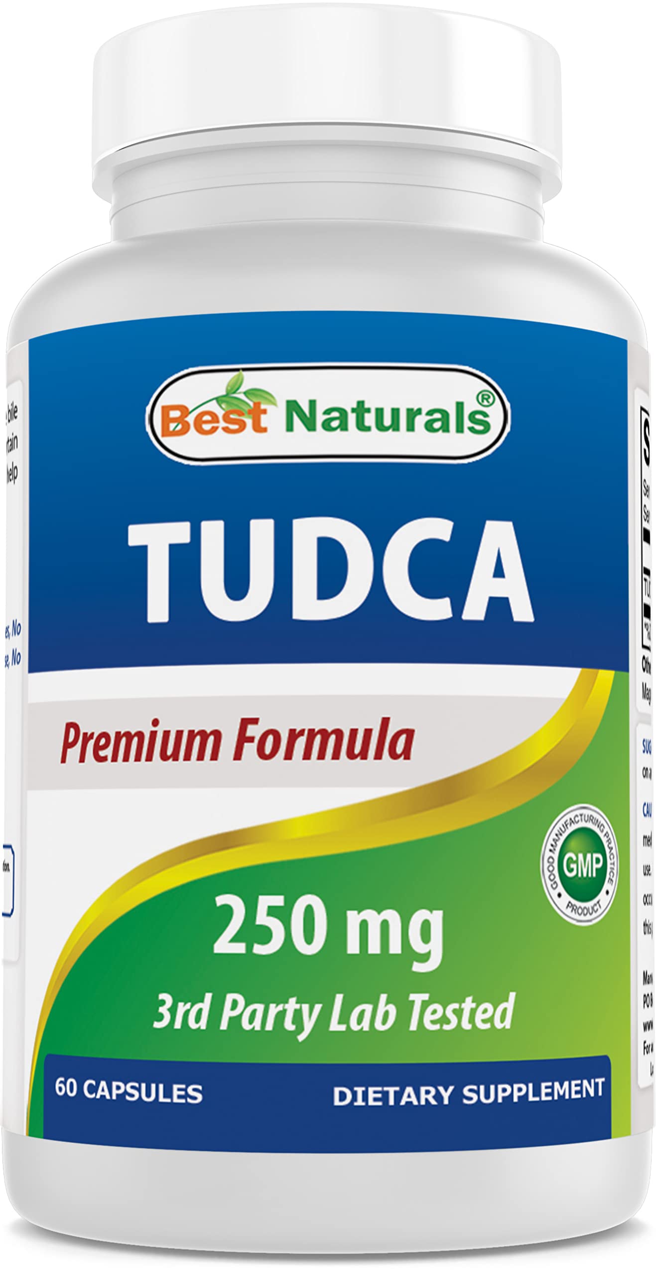 Suplemento Best Naturals Tudca 250 Mg (ácido Tauroursodesoxicólico) - 60 Cápsulas Vegetarianas - Venta Internacional.