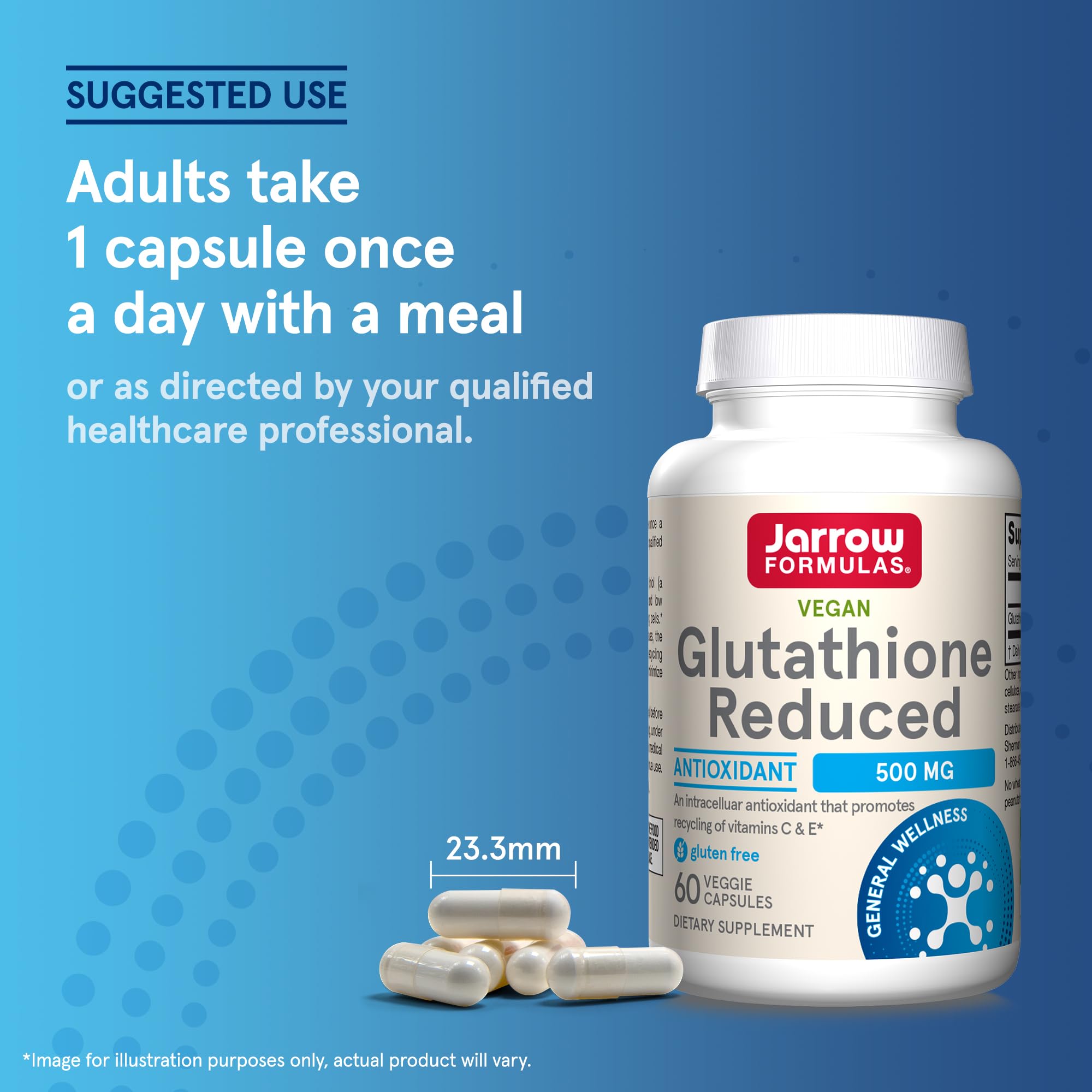 Foto 8 pulgar | Suplemento Jarrow Formulas Con Contenido Reducido De Glutatión, 500 Mg, 60 Cápsulas - Venta Internacional.
