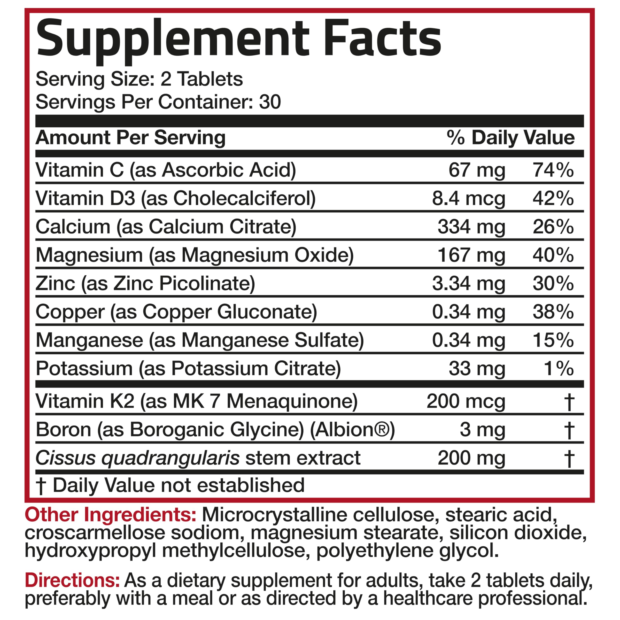 Foto 7 pulgar | Suplemento Bronson Bone Health & Strength Complex 60 Comprimidos - Venta Internacional.