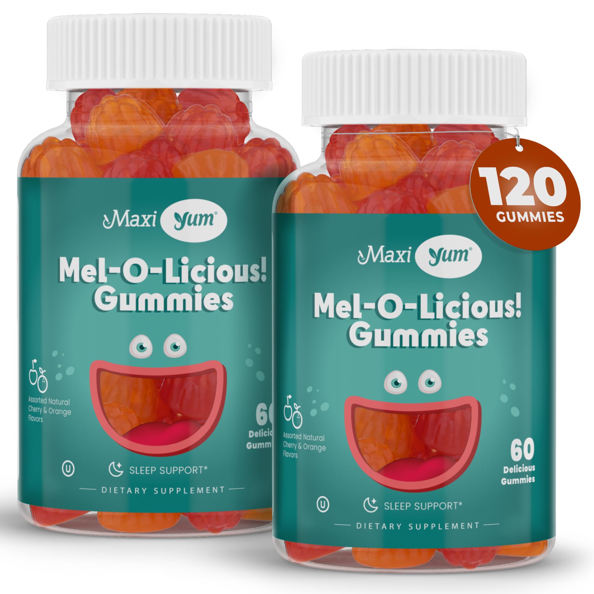 Foto 2 pulgar | Gomitas De Melatonina Maxi Health, 1 Mg, Para Niños Y Adultos, 120 Unidades - Venta Internacional.