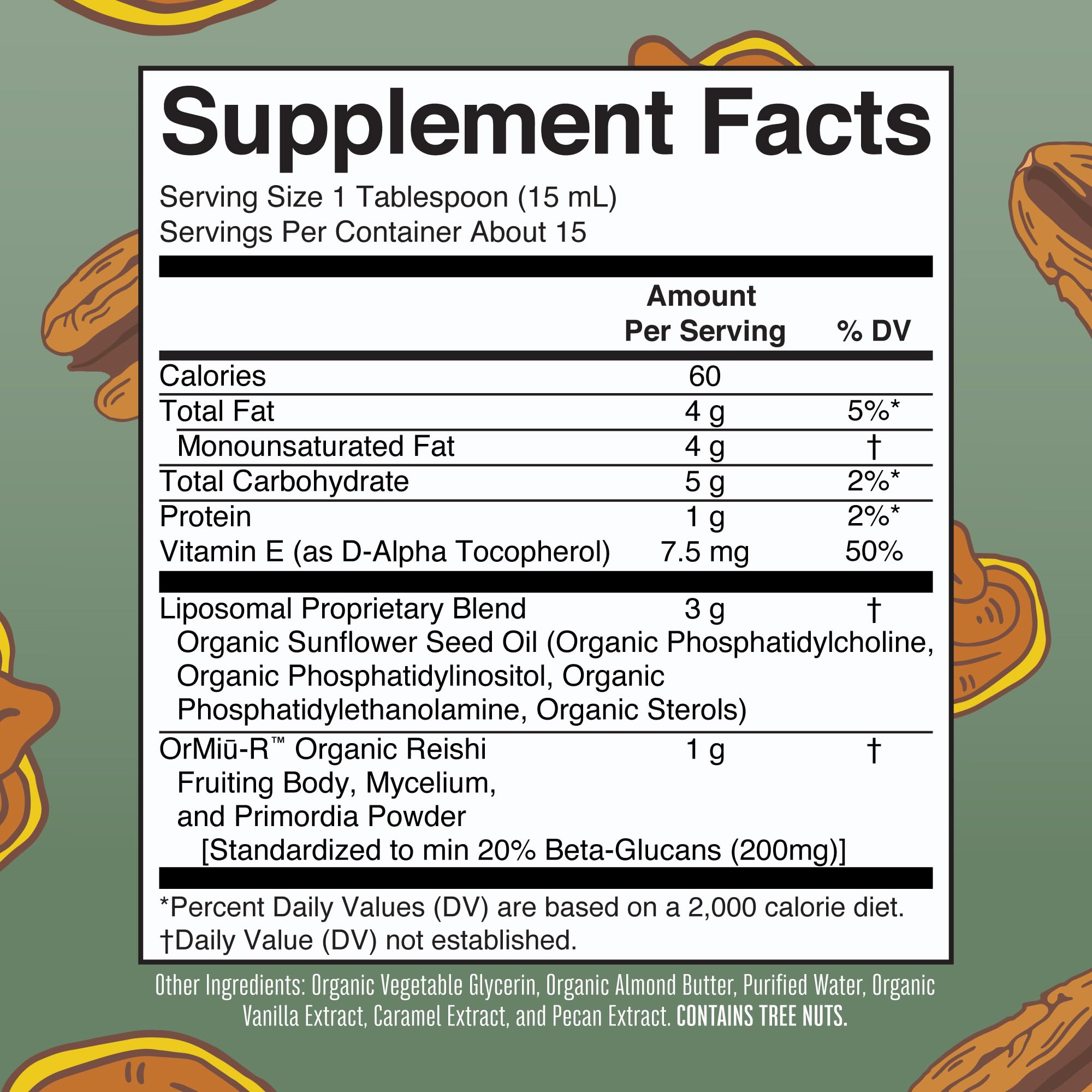 Foto 6 pulgar | Suplemento Maryruth Organics Reishi Vegan Hongo 225 Ml - Venta Internacional.