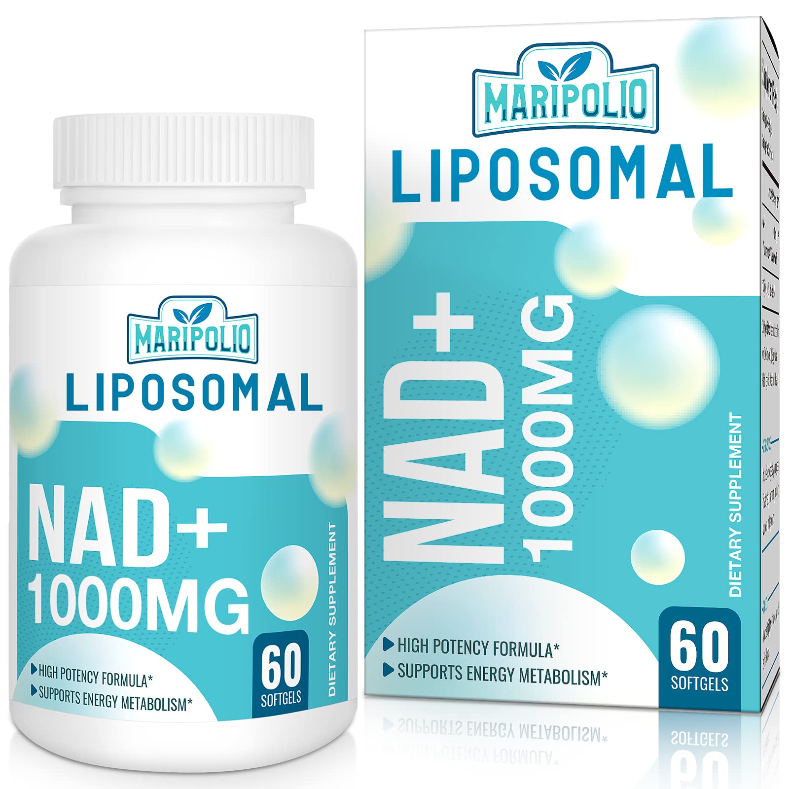 Foto 2 pulgar | Suplemento Maripolio Liposomal Nad+ 1000 Mg 60 Cápsulas Blandas - Venta Internacional