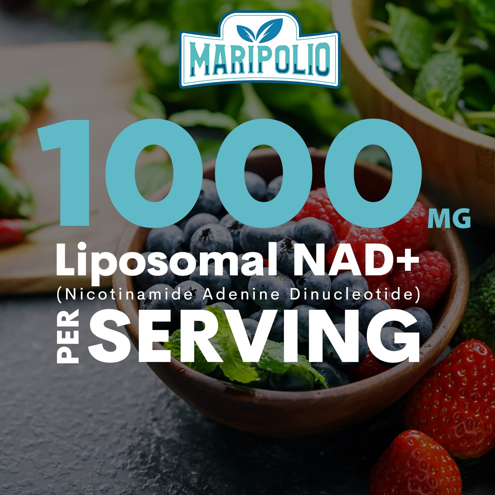 Foto 6 pulgar | Suplemento Maripolio Liposomal Nad+ 1000 Mg 60 Cápsulas Blandas - Venta Internacional
