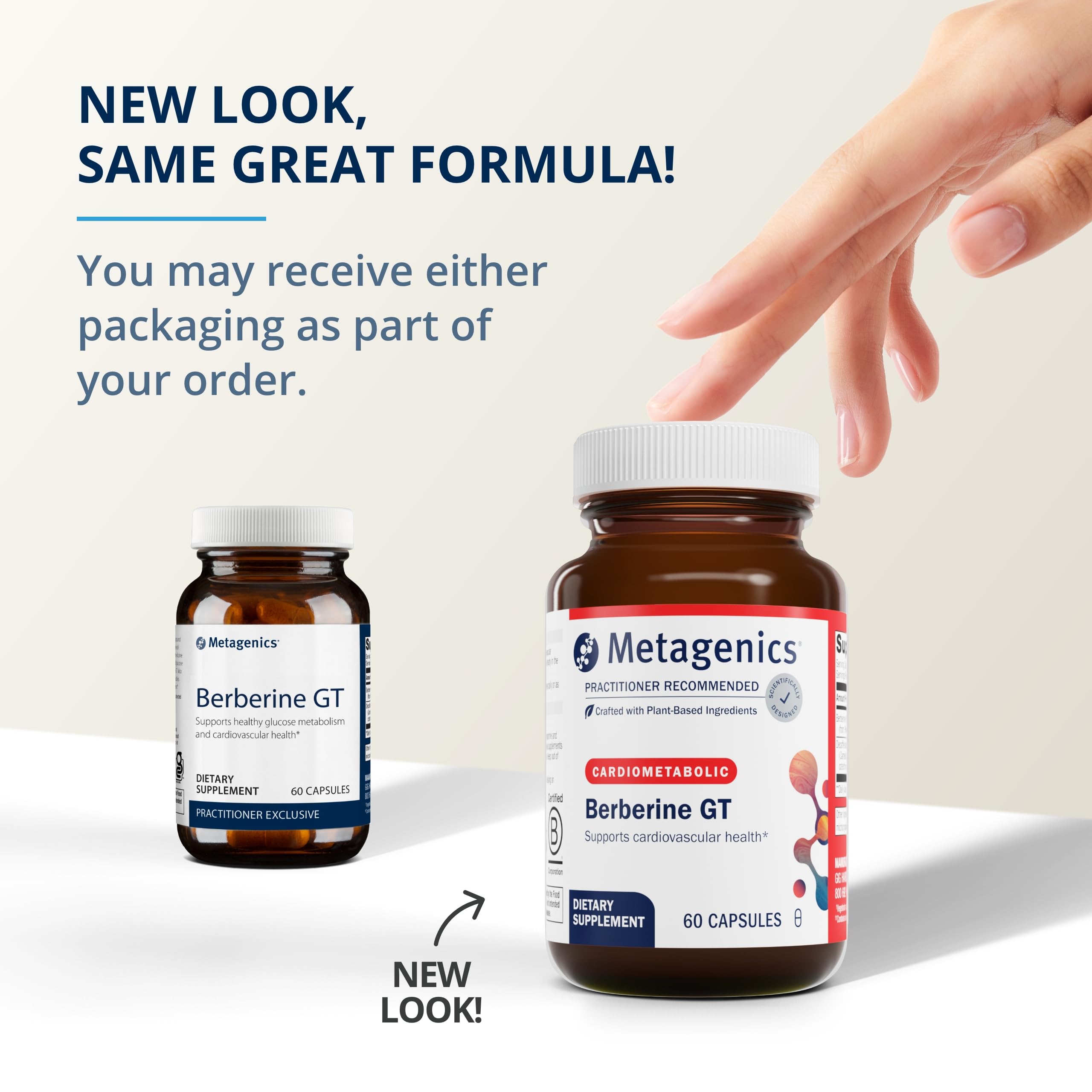 Foto 4 pulgar | Suplemento Metagenics Berberine Gt 500 Mg Heart Health 60 Cápsulas - Venta Internacional.
