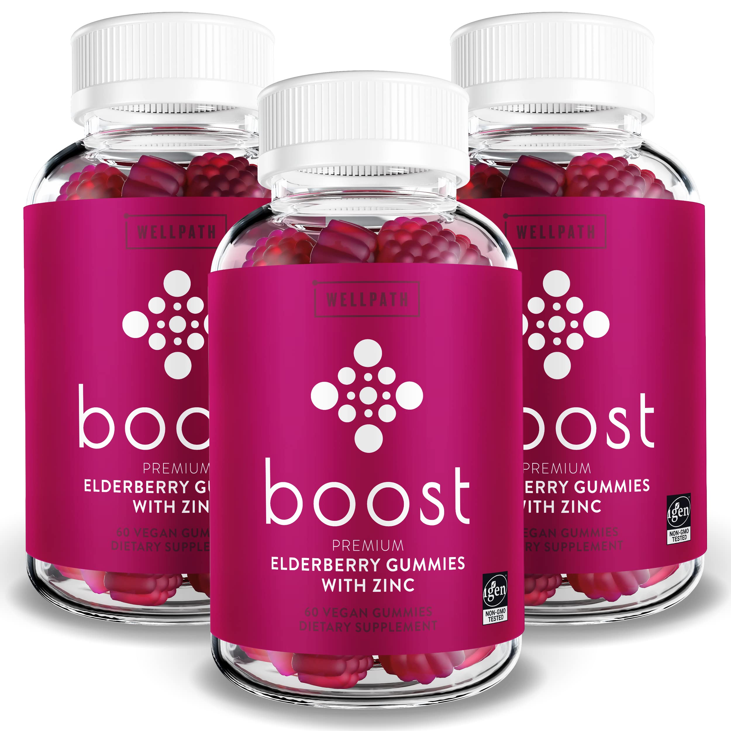 Foto 2 pulgar | Gomitas Wellpath Boost Saúco con Vitamina C 180 Unidades Paquete de 3 - Venta Internacional