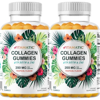 Foto 1 | Gomitas de Colágeno Vitamatic Con Vitamina C Zinc Y Biotina 120 Unidades - Venta Internacional