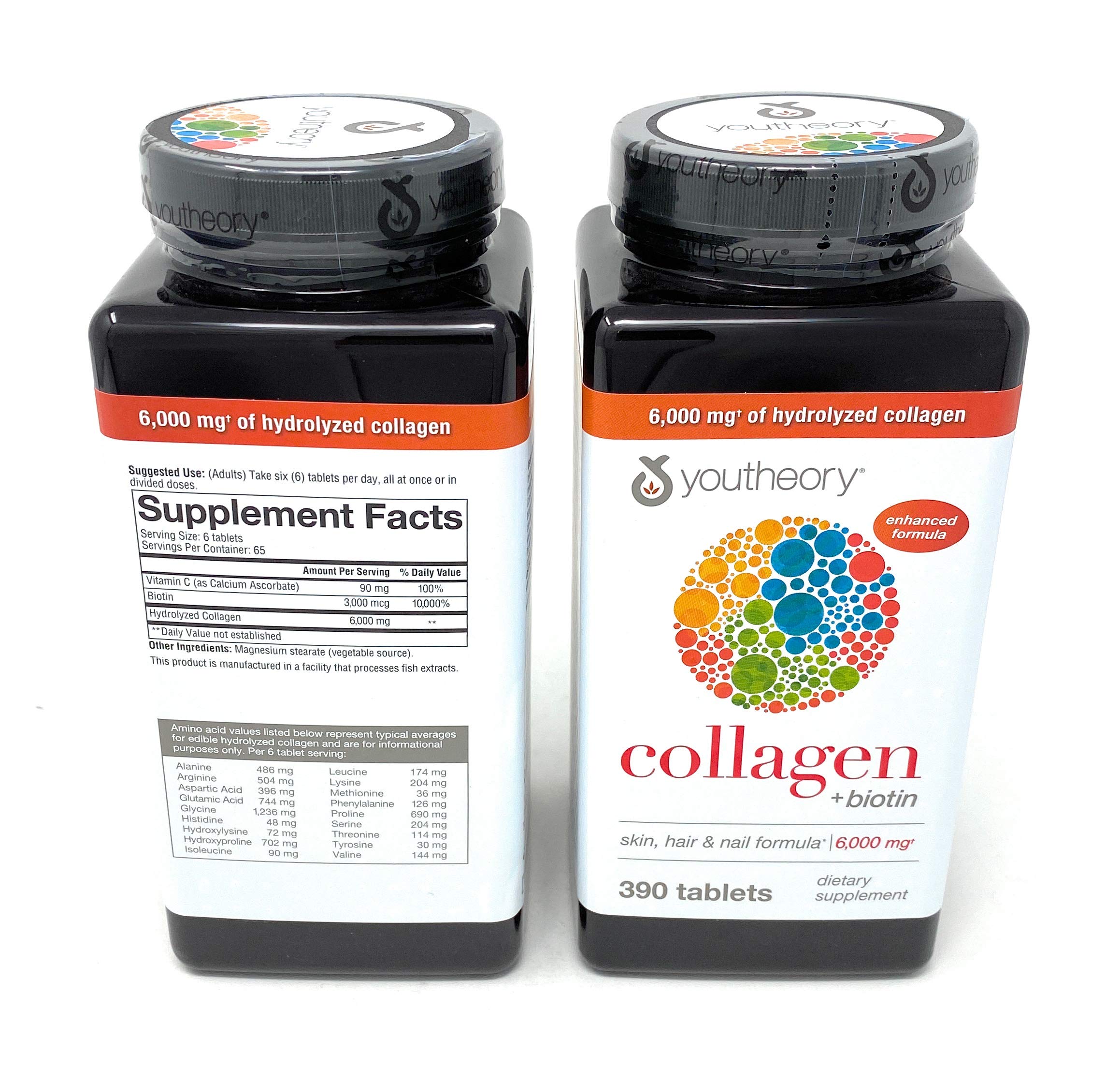 Foto 6 pulgar | Suplemento Youtheory Collagen Advanced 2 Piezas de 390 Tabletas-Venta Internacional
