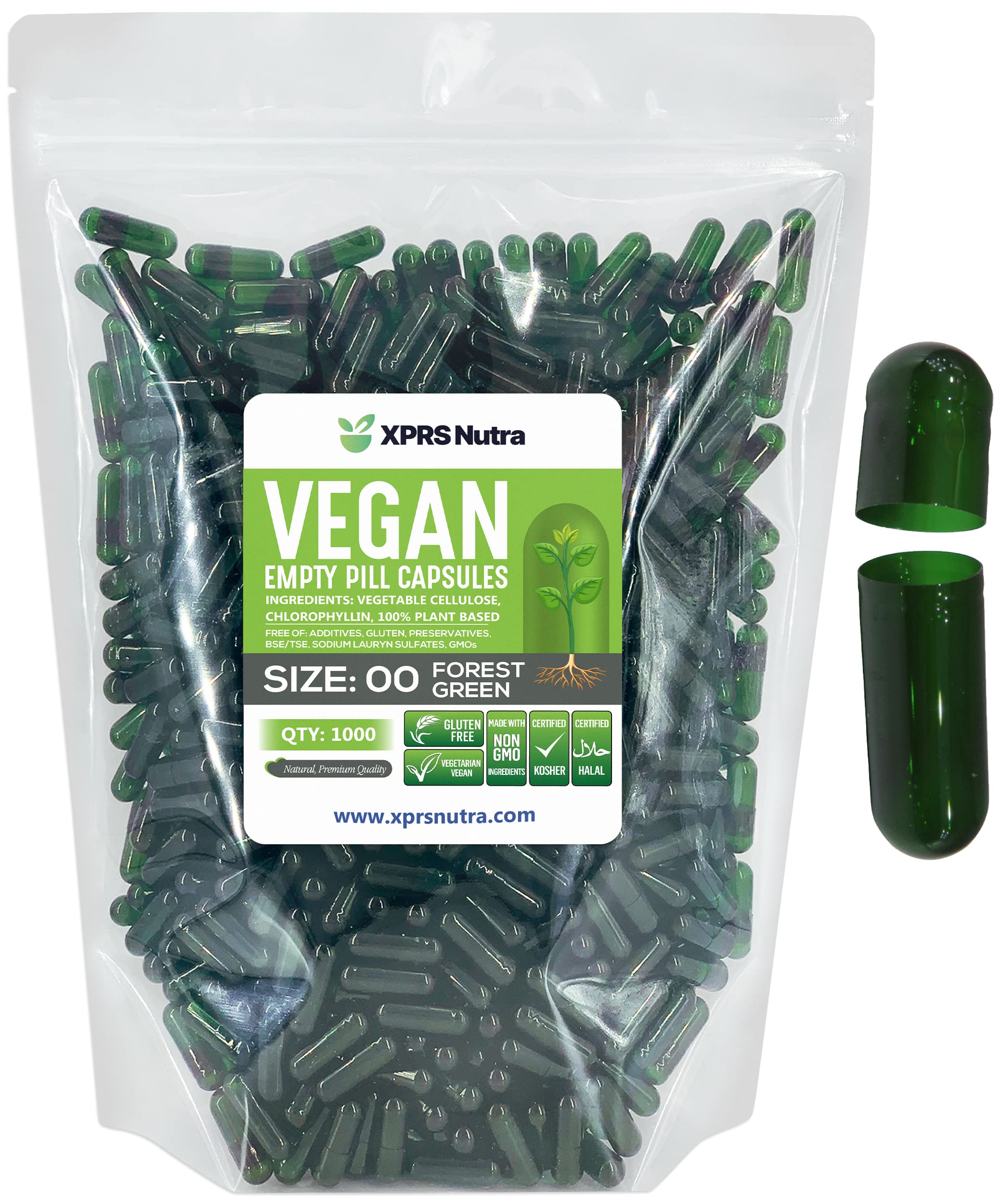 Foto 2 pulgar | Cápsulas Vacías Xprs Nutra, Tamaño 00, 1000 Unidades, Cápsulas Veganas - Venta Internacional.